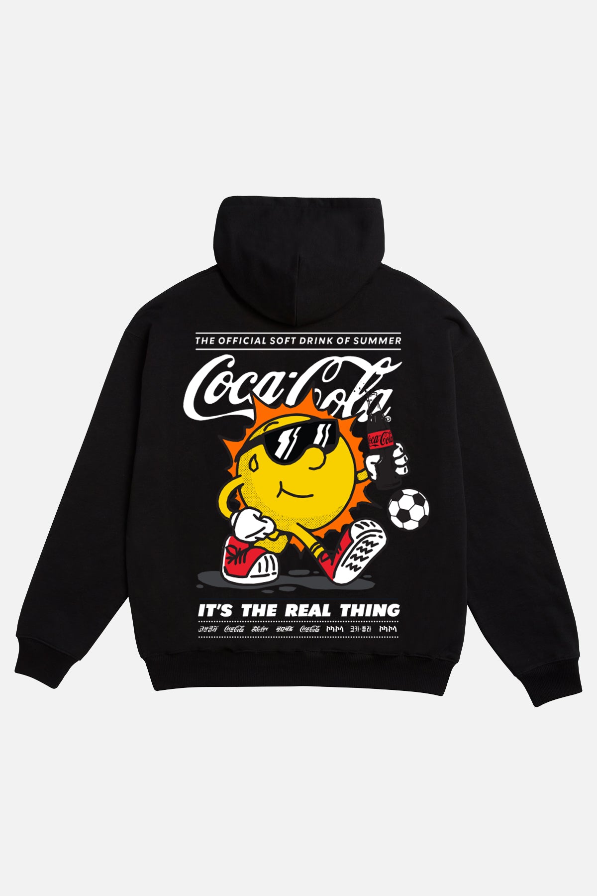 Coca-Cola Saturday Mascot Hoodie in Black