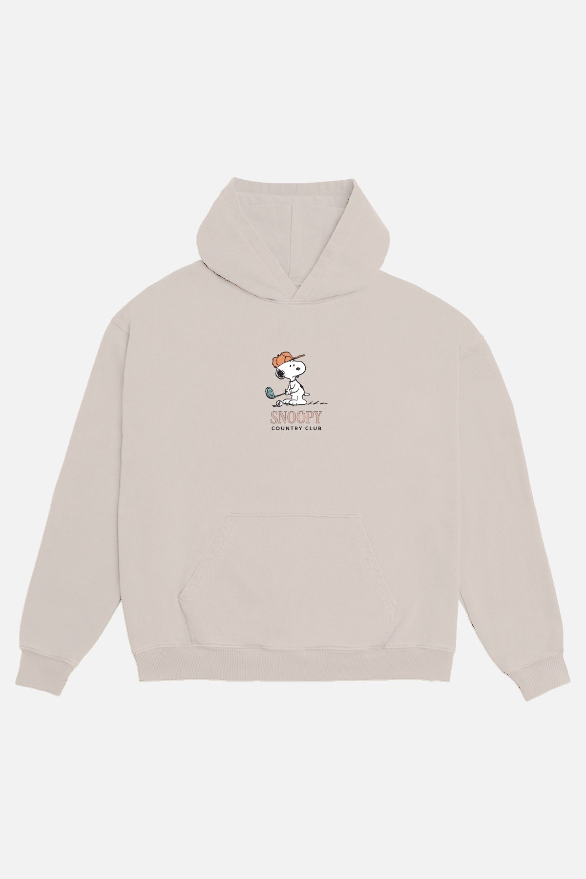 Snoopy Social Country Club Hoodie in Washed Stone