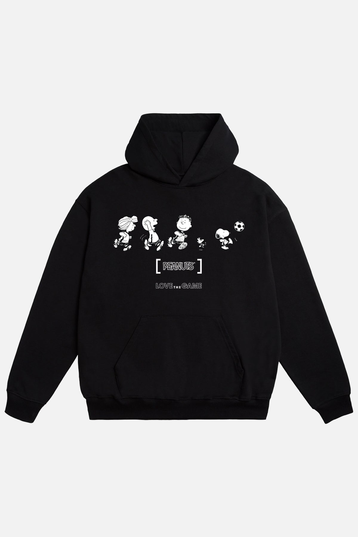 Snoopy Love The Game Hoodie in Black