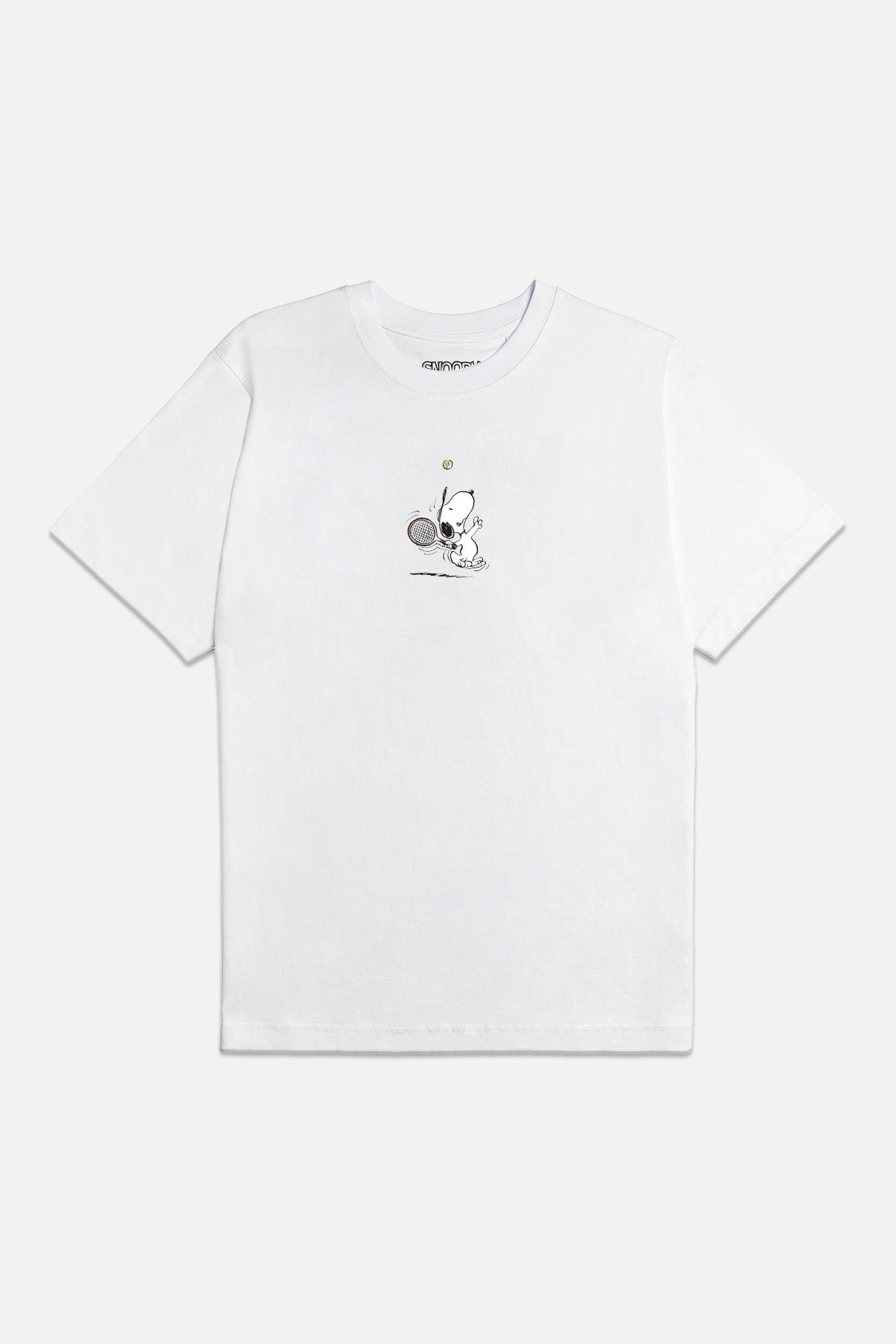 Snoopy Social Match Point T-shirt in White