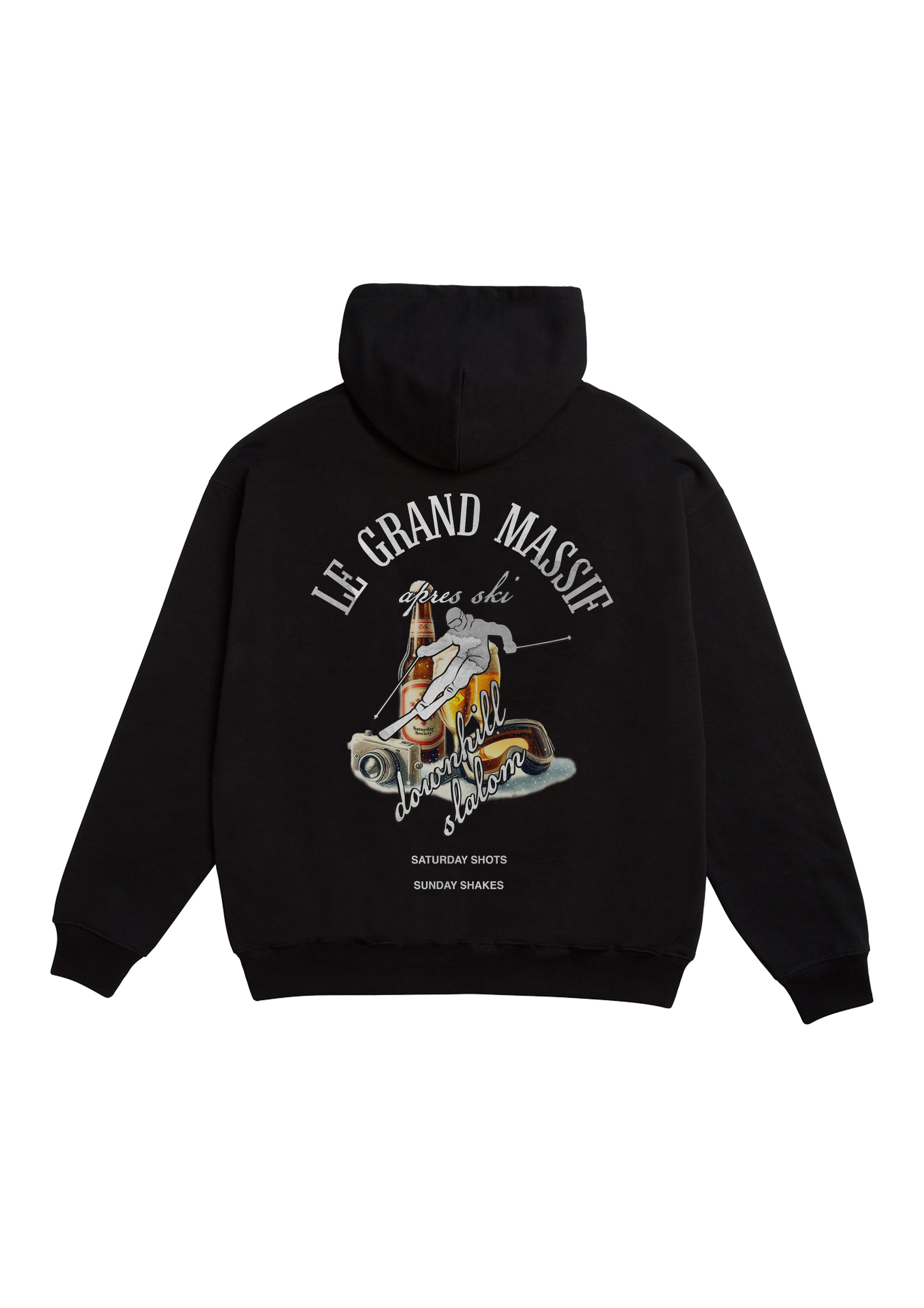 Saturday Society Le Grand Massif Hoodie in Black