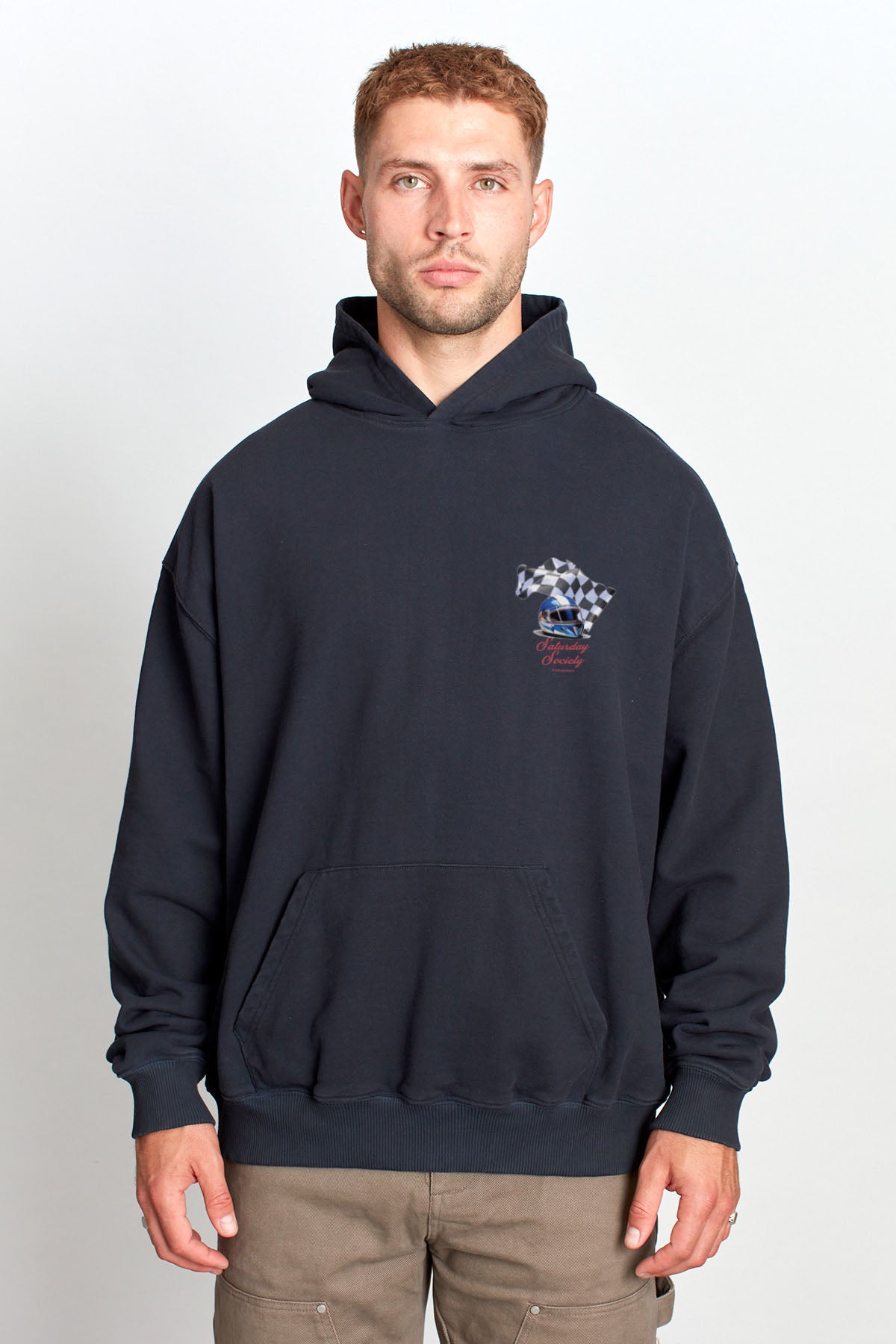 Saturday Society Meet Me On The Podium Hoodie in Black