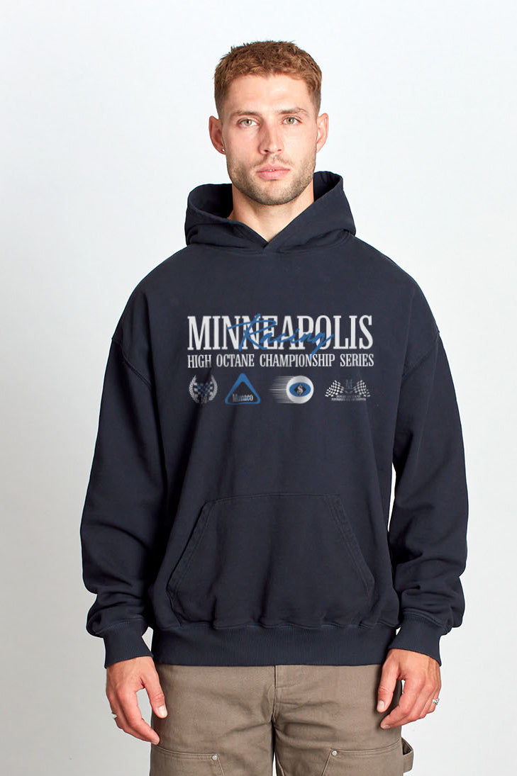 Saturday Society Minneapolis Racing Hoodie in Black