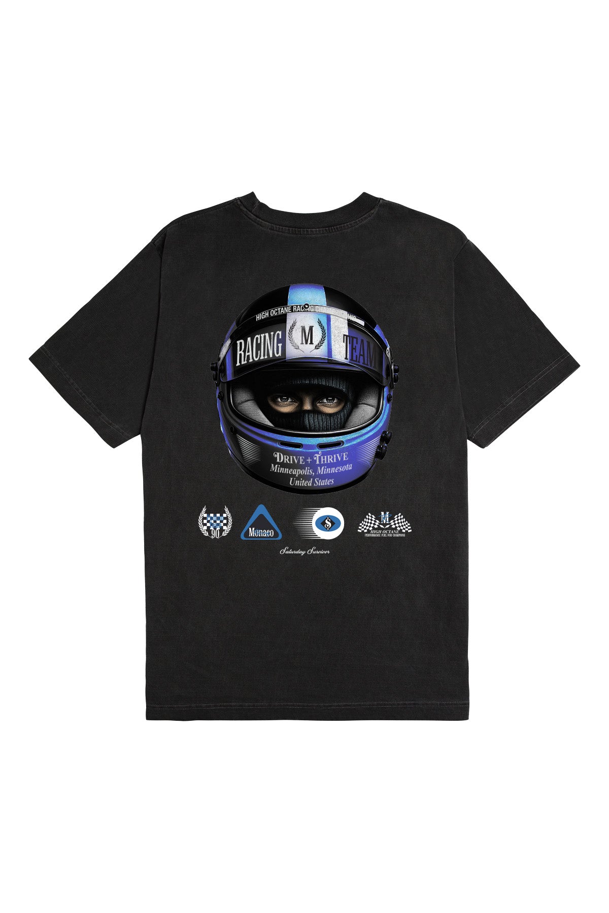 Saturday Society Minneapolis Racing T-shirt in Black