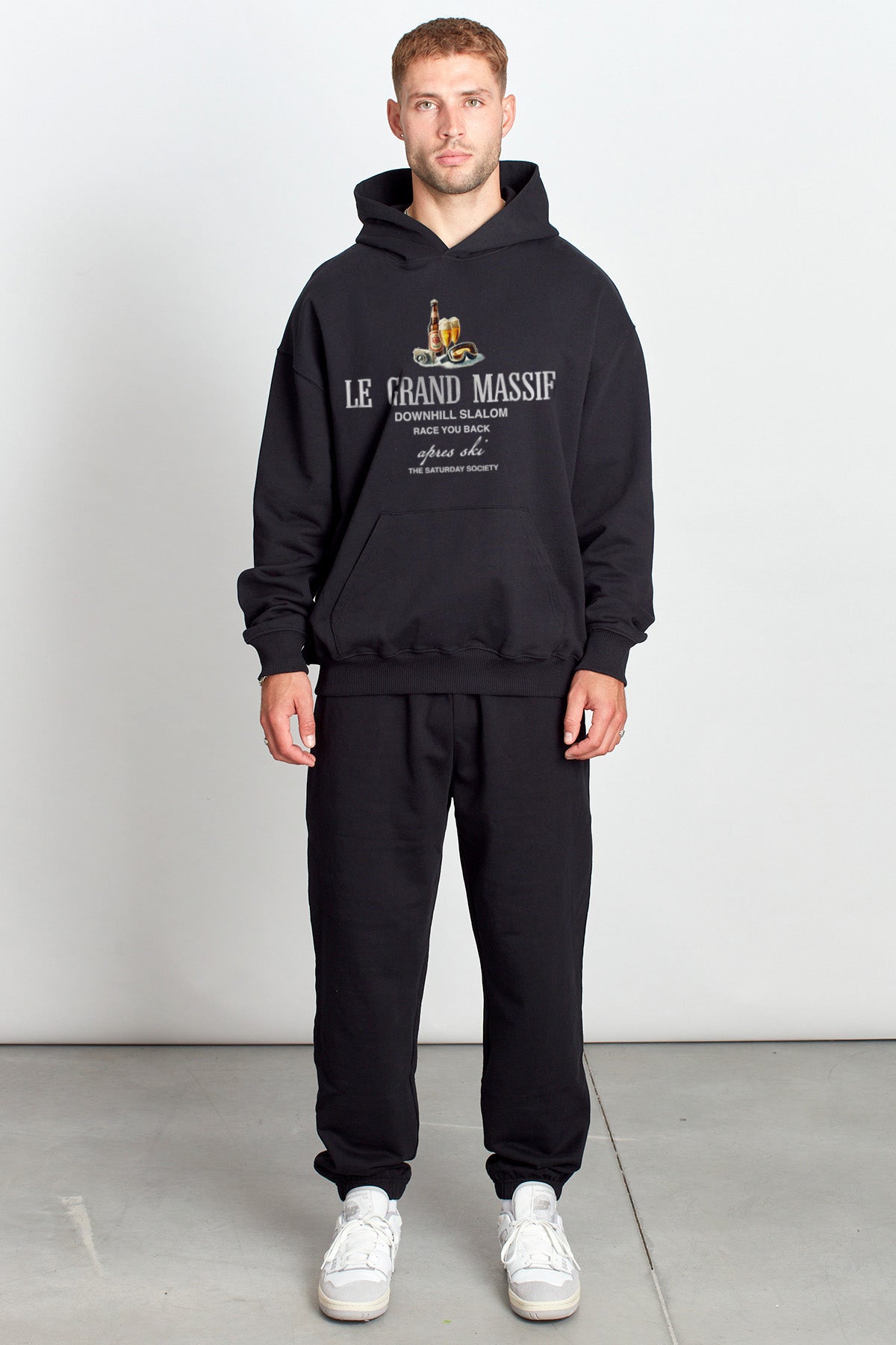 Saturday Society Le Grand Massif Hoodie in Black