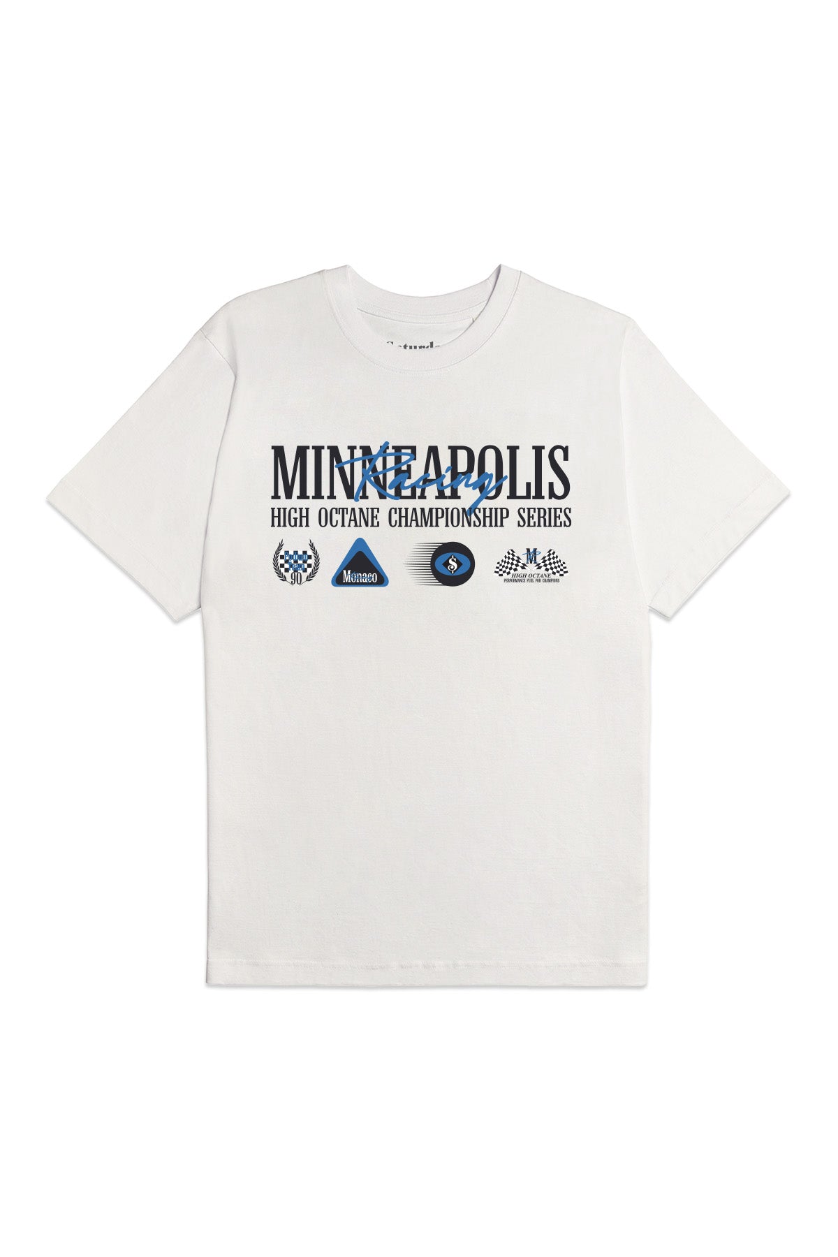 Saturday Society Minneapolis Racing T-shirt in Vintage White