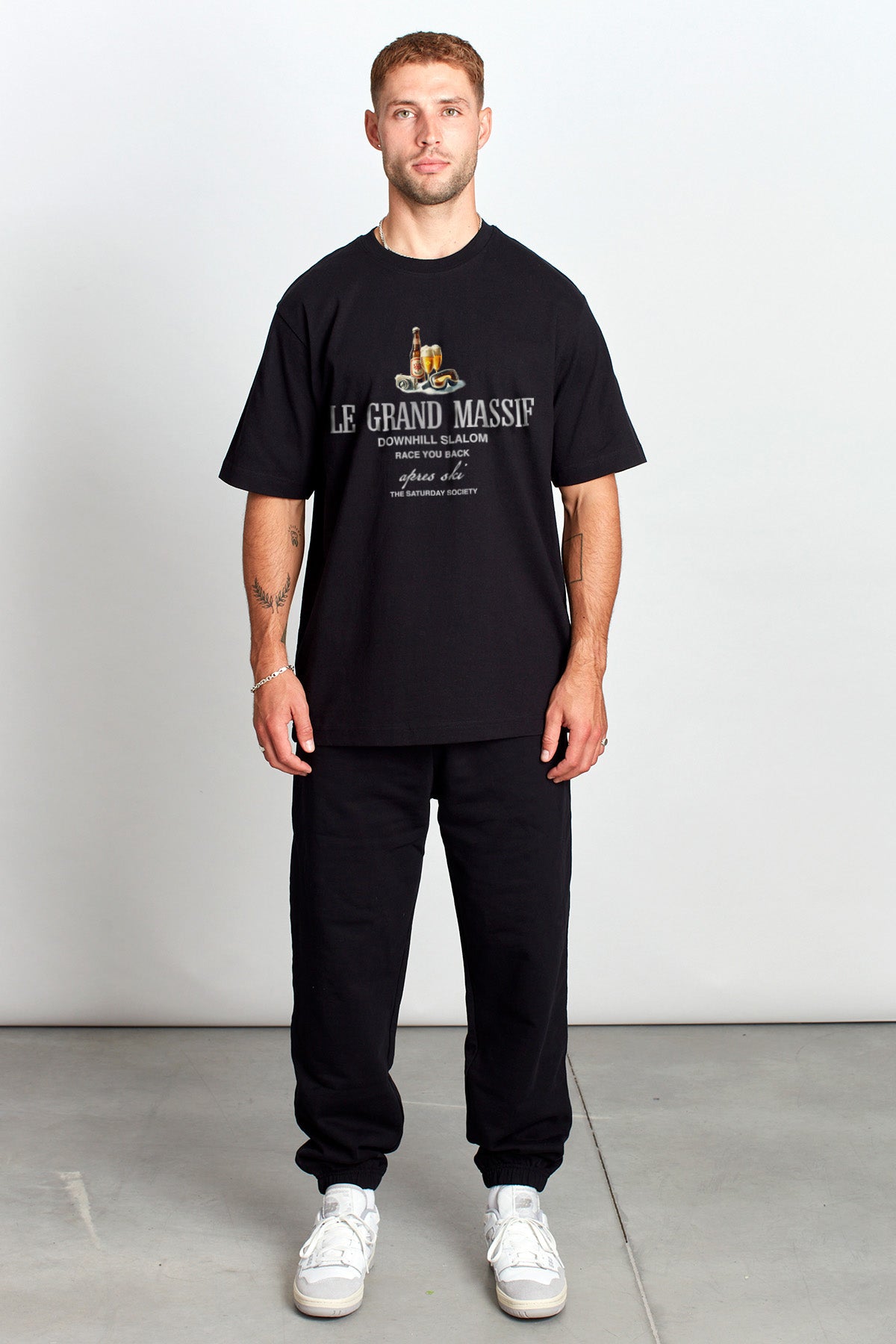 Saturday Society Le Grand Massif T-shirt in Black