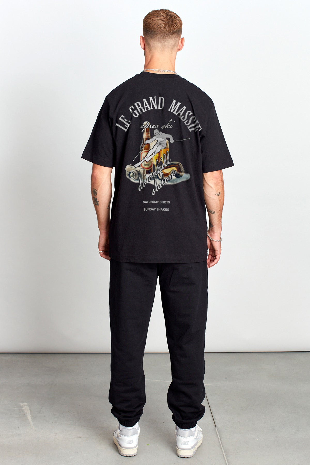 Saturday Society Le Grand Massif T-shirt in Black