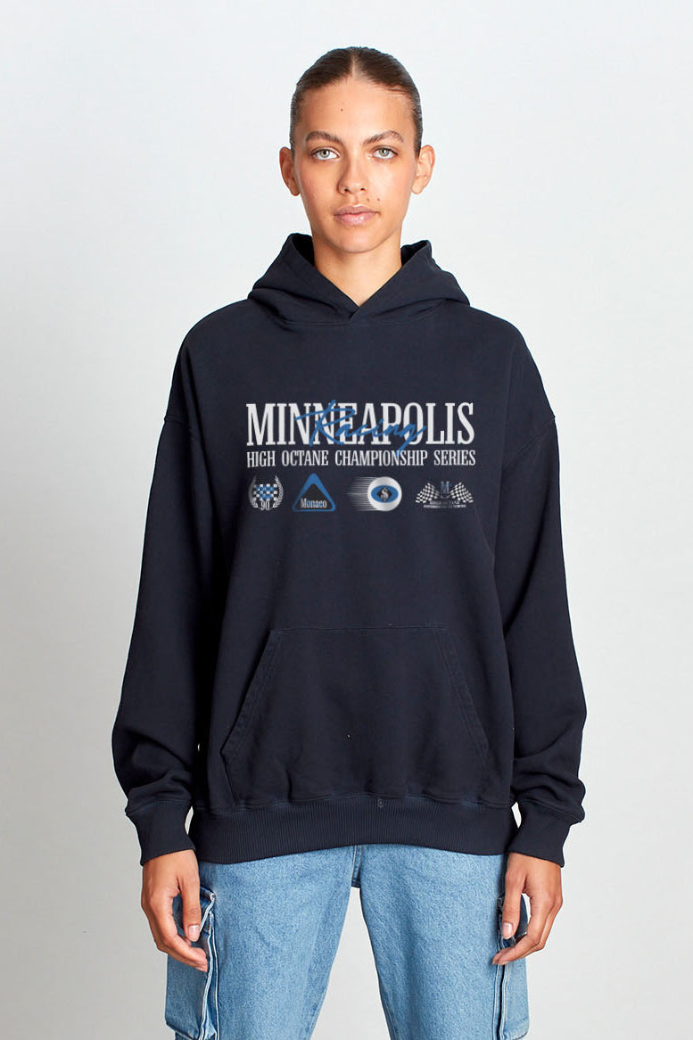 Saturday Society Minneapolis Racing Hoodie in Black