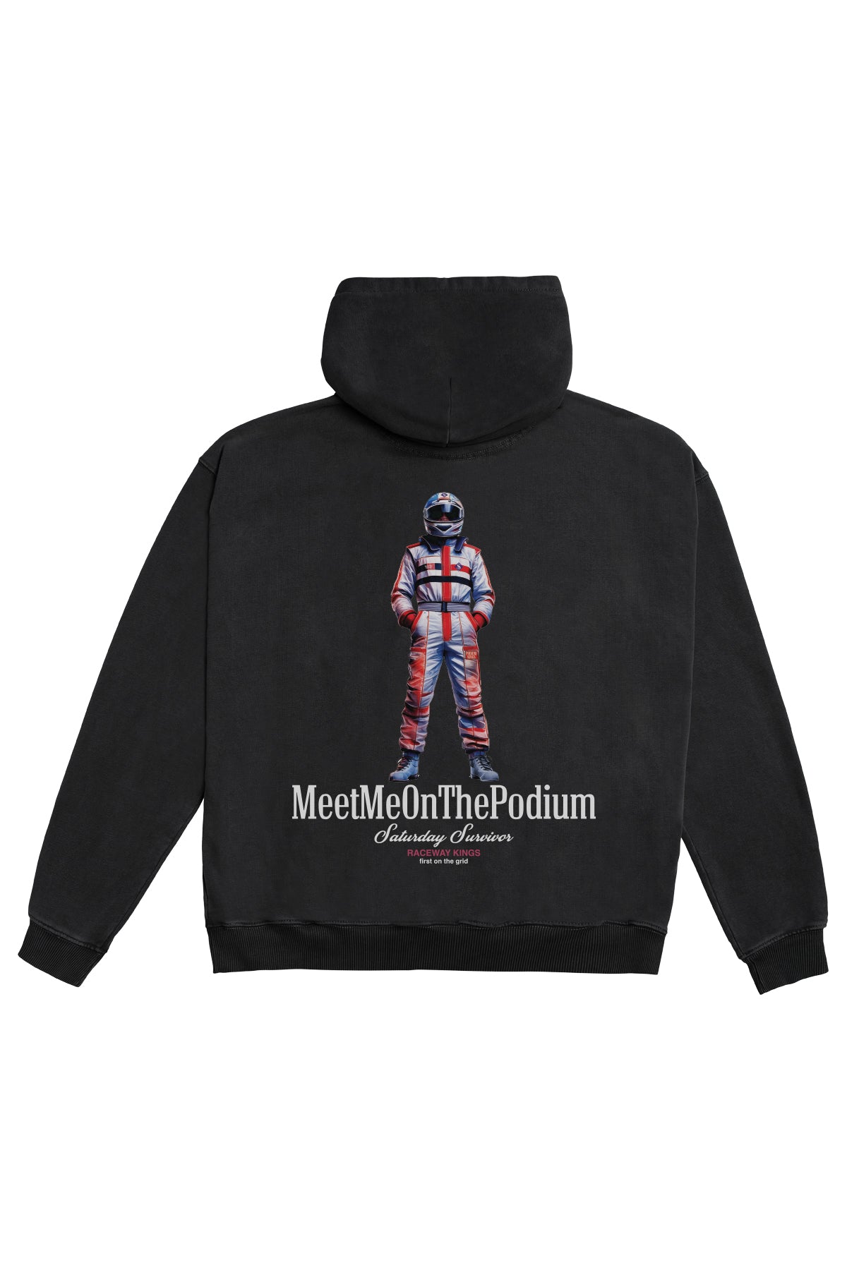 Saturday Society Meet Me On The Podium Hoodie in Black