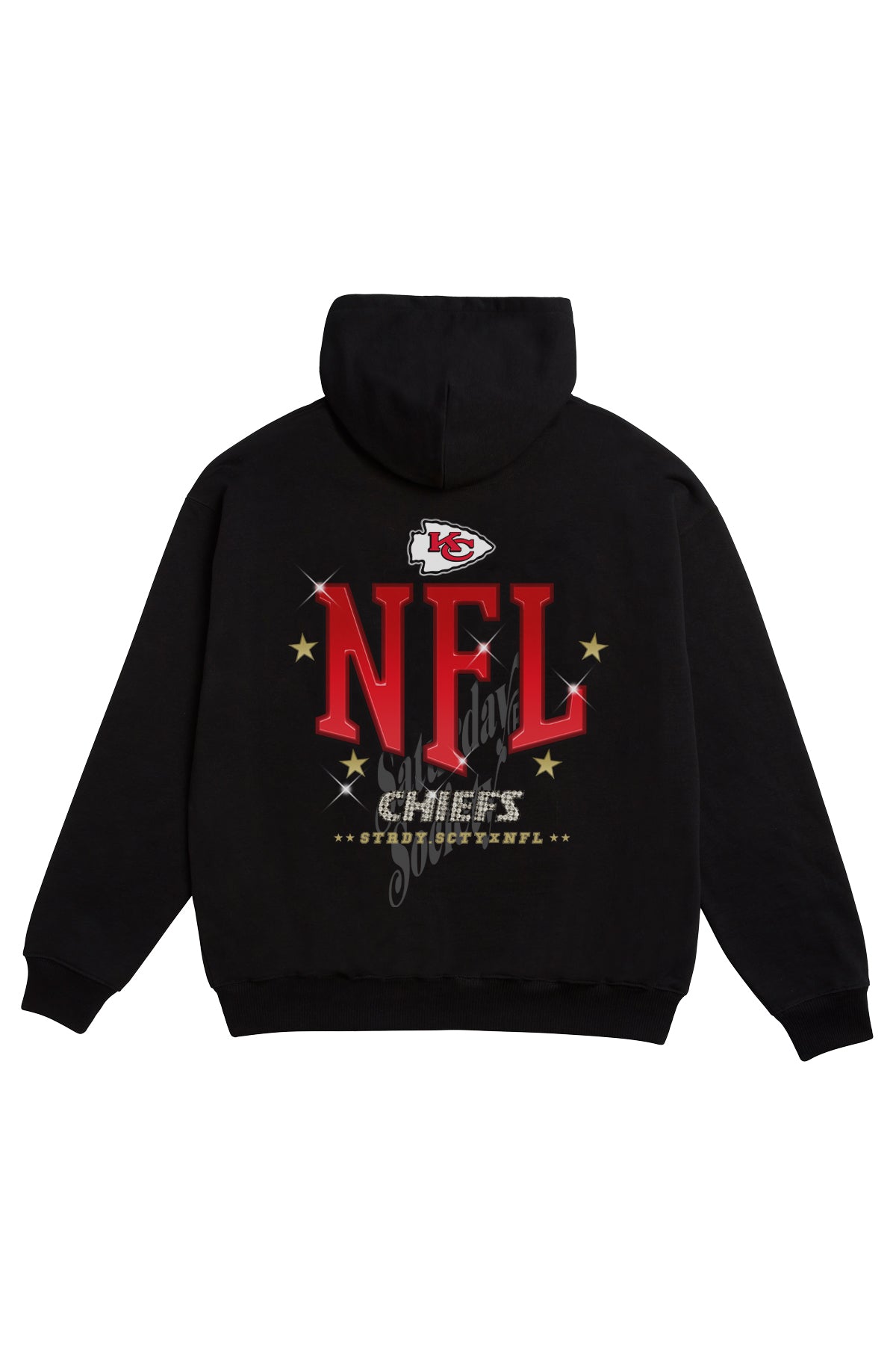 NFL KCC Shine Hoodie in Black