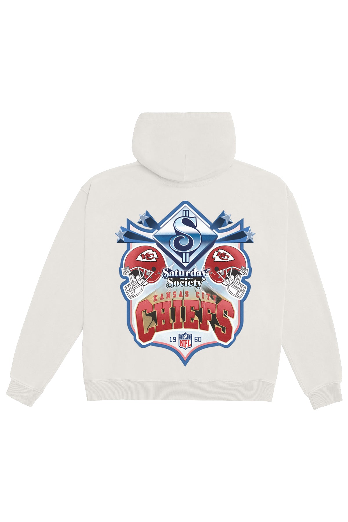 NFL KCC Saturday All Stars Hoodie in Vintage White