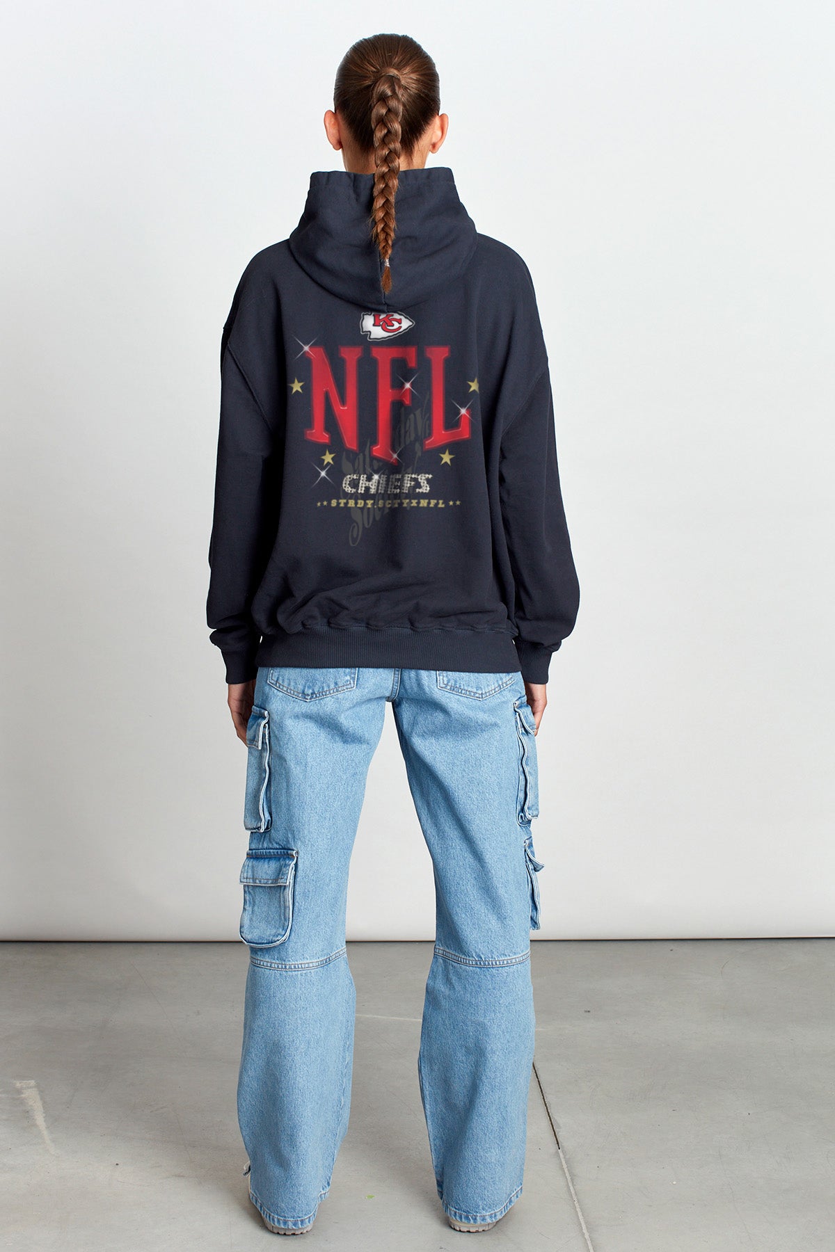 NFL KCC Shine Hoodie in Black