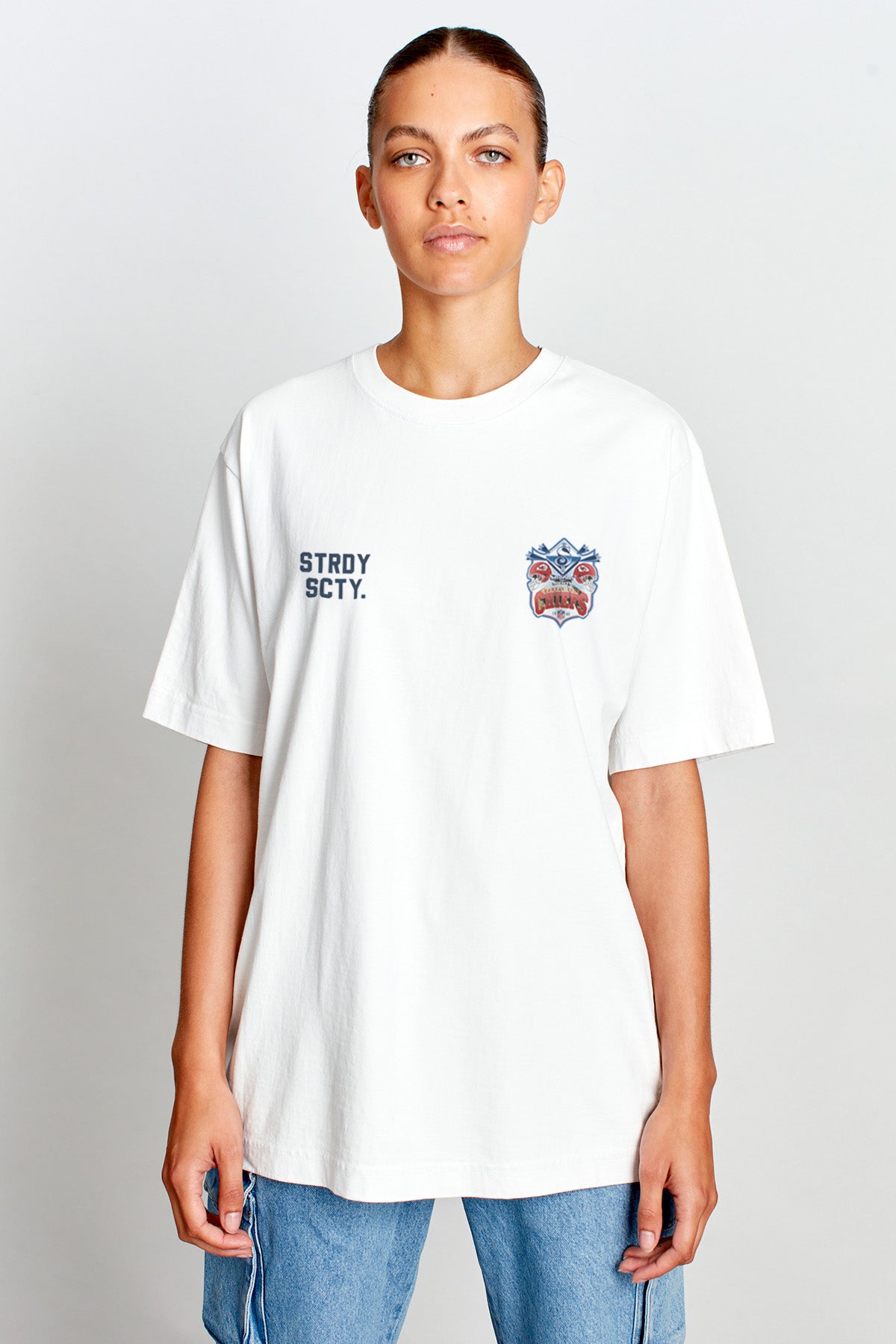 NFL KCC Saturday All Stars T-shirt in Vintage White