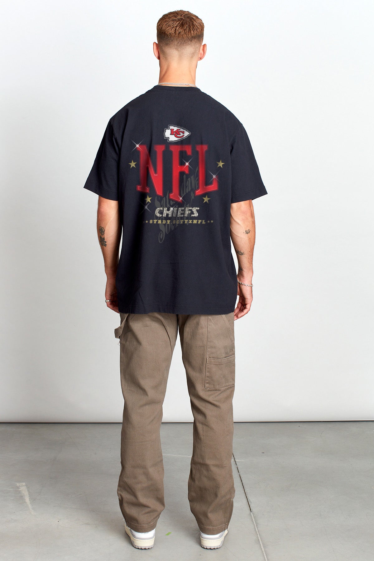 NFL KCC Shine T-shirt in Black