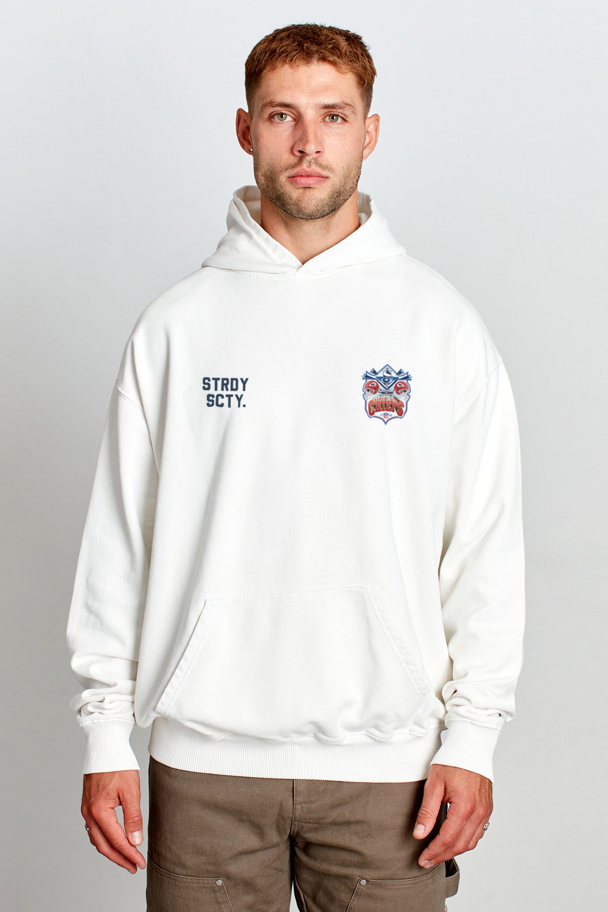 NFL KCC Saturday All Stars Hoodie in Vintage White