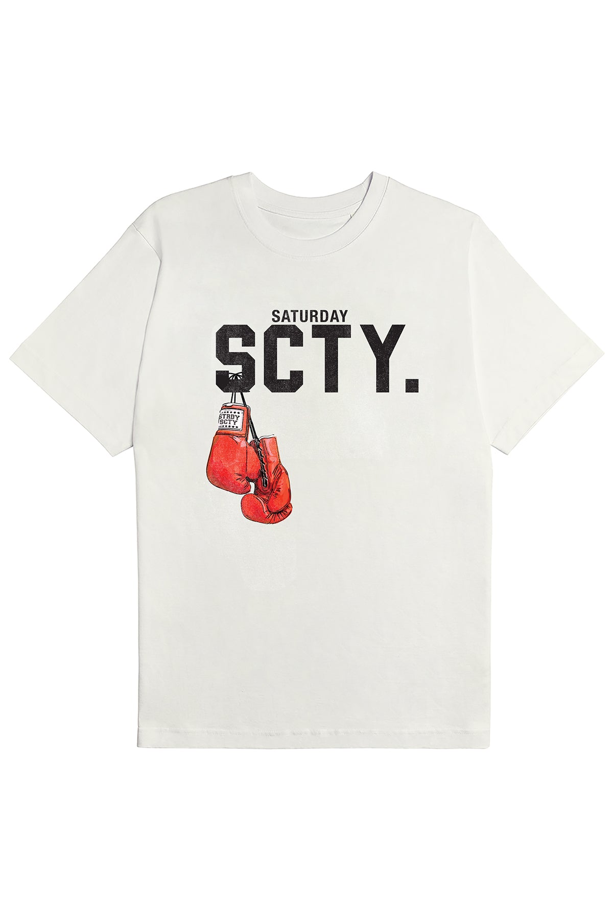 Saturday Society Gloves T-shirt in Vintage White