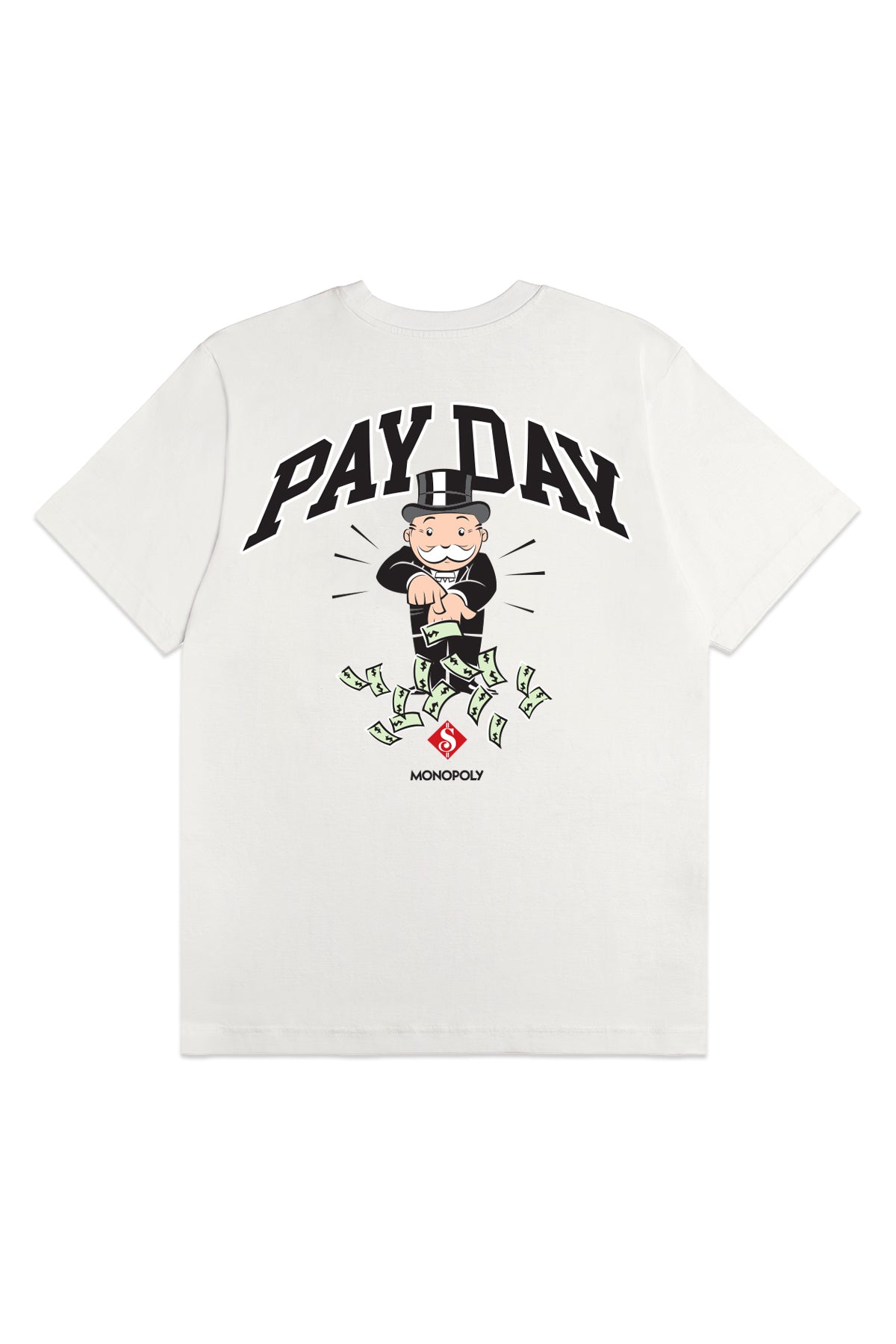 Monopoly Payday T-shirt in Vintage White