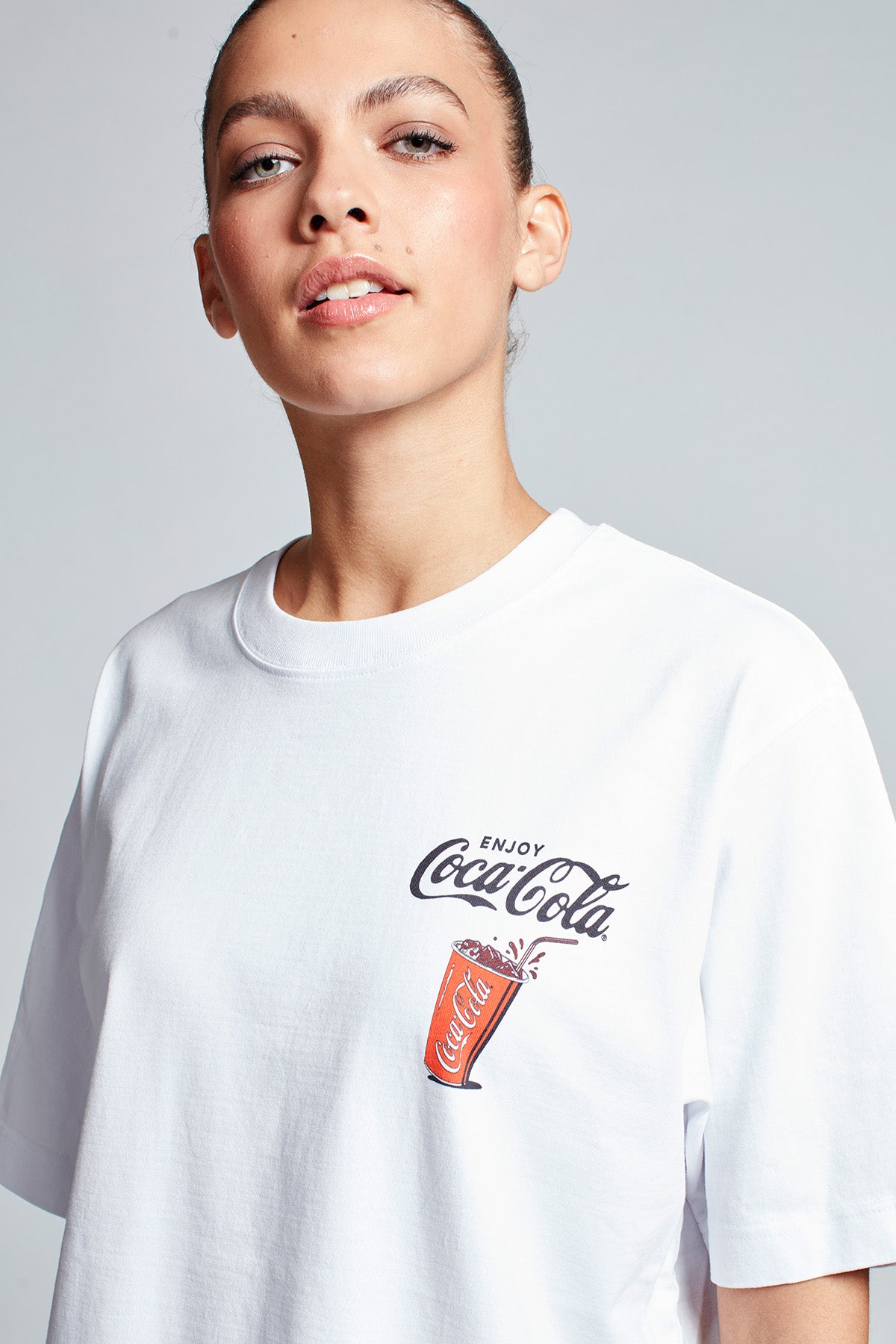 Coca-Cola Spillage T-shirt in White