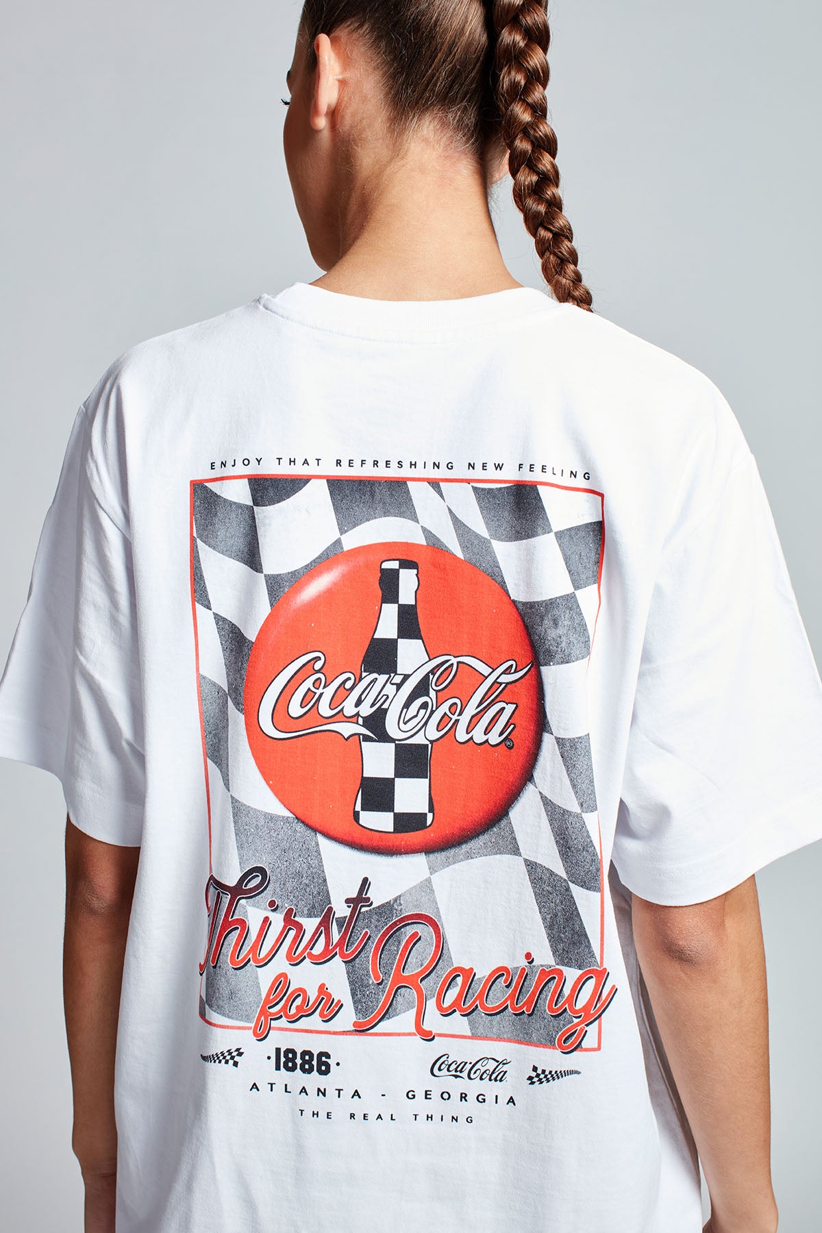 Coca-Cola Finish Line T-shirt in White