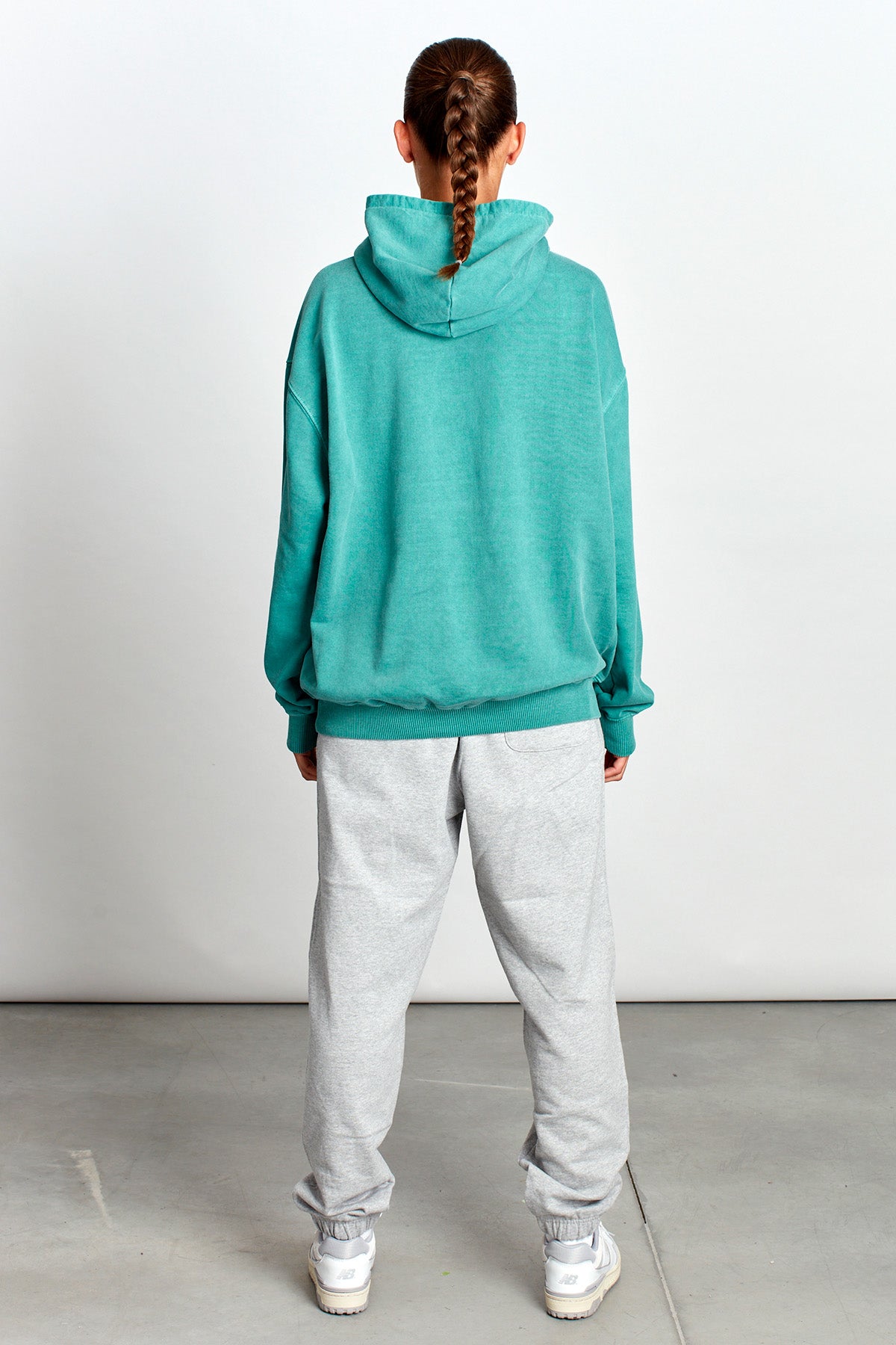 Saturday Society Minimals Hoodie in Athletic Green