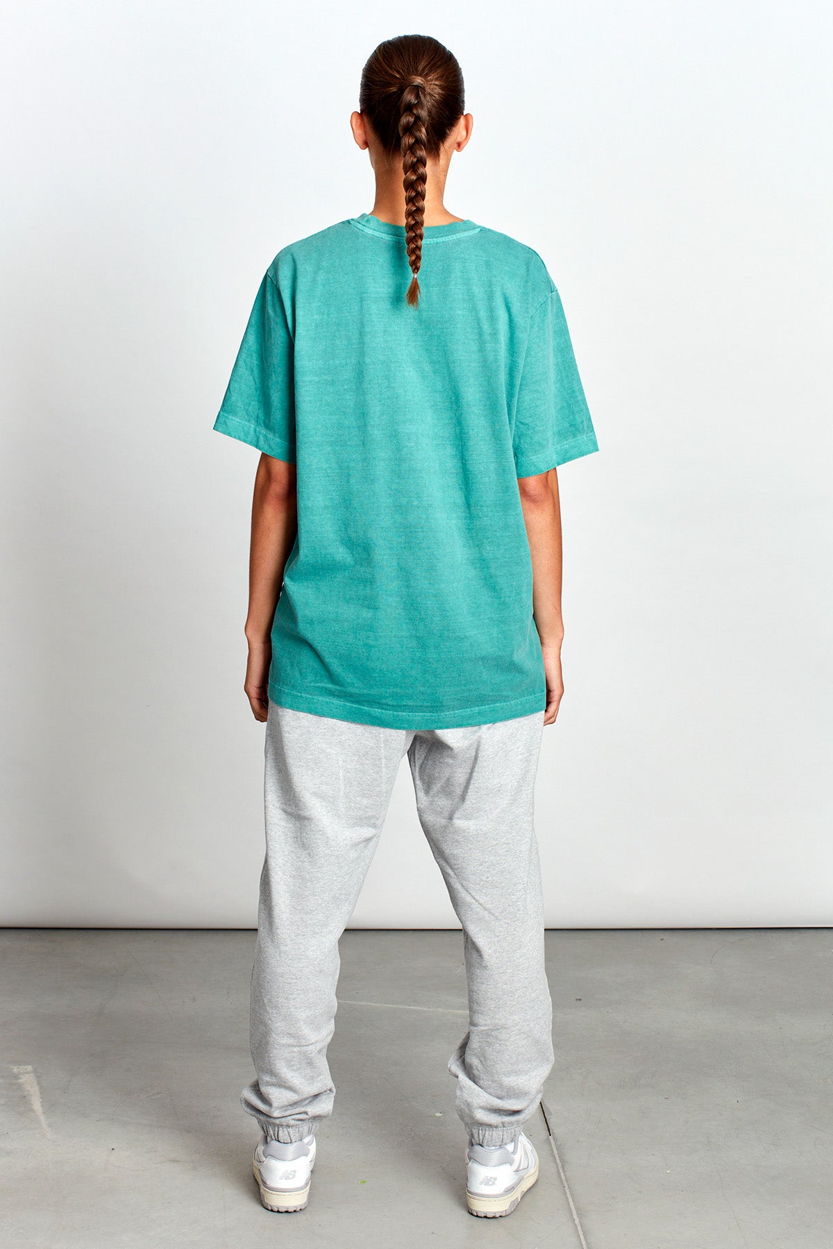 Saturday Society Minimals T-shirt in Athletic Green