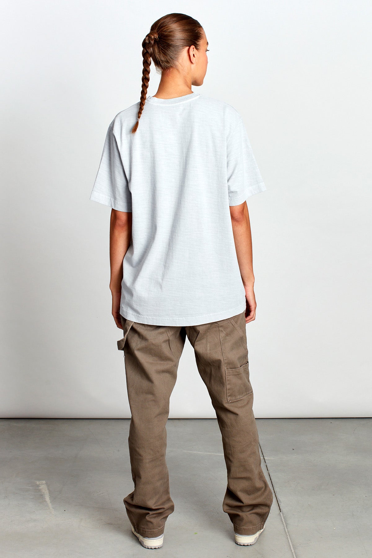 Saturday Society Minimals T-shirt in Cool Grey