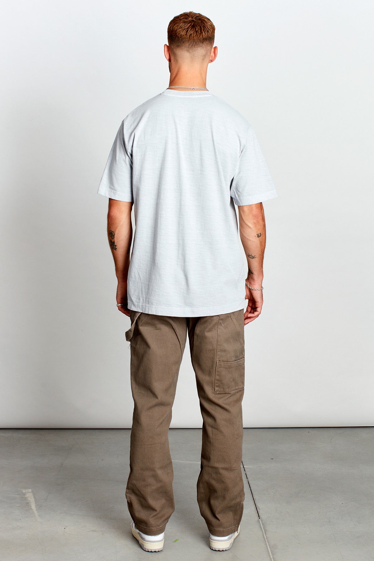 Saturday Society Minimals T-shirt in Cool Grey