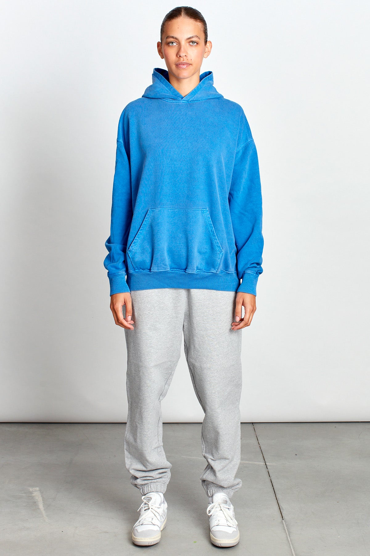 Saturday Society Minimals Hoodie in Federal Blue