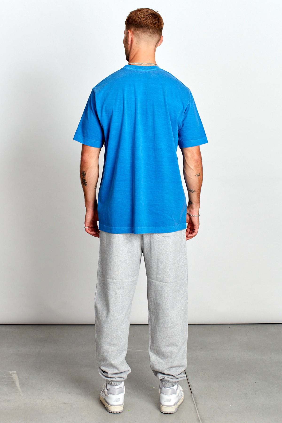 Saturday Society Minimals T-shirt in Federal Blue