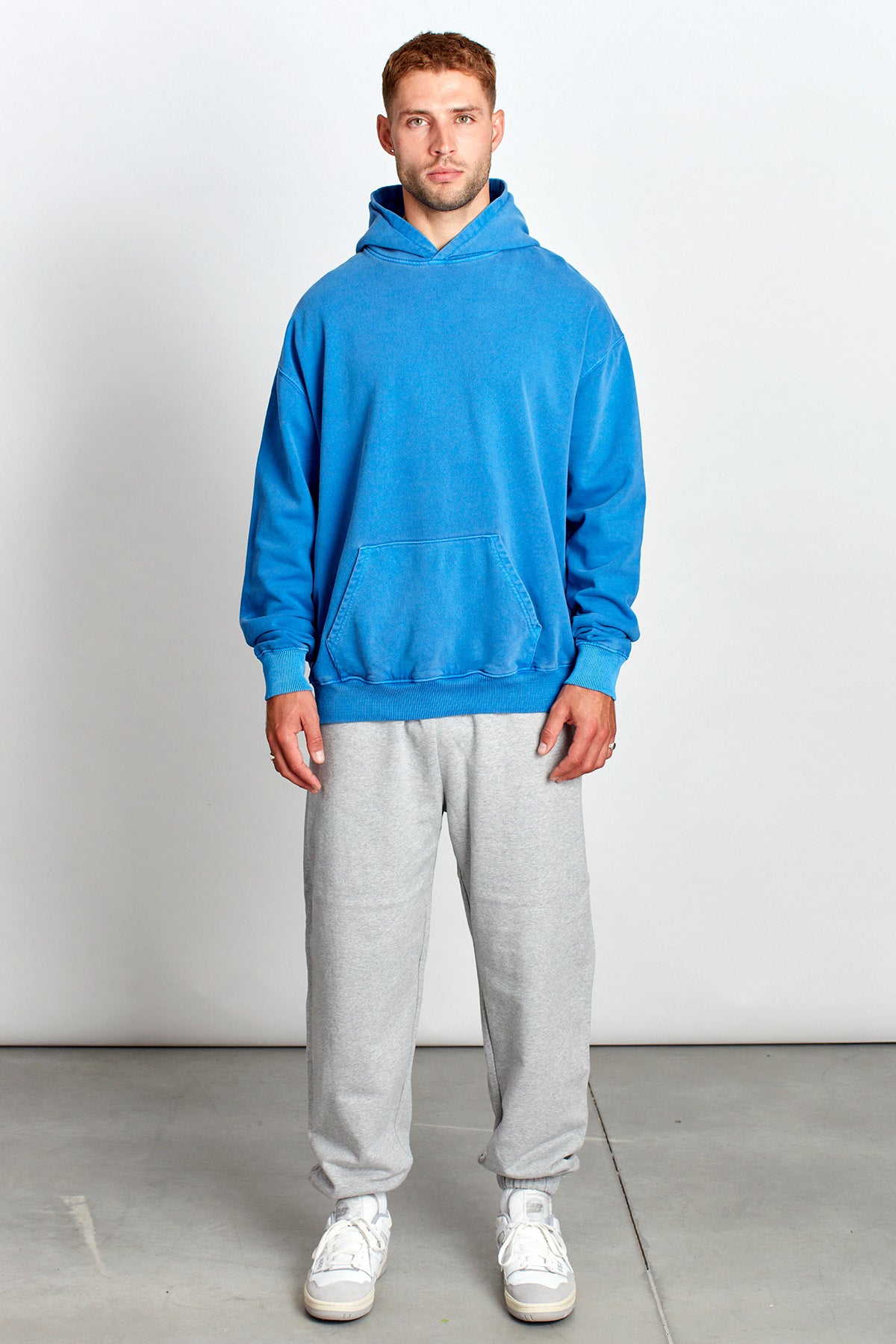 Saturday Society Minimals Hoodie in Federal Blue