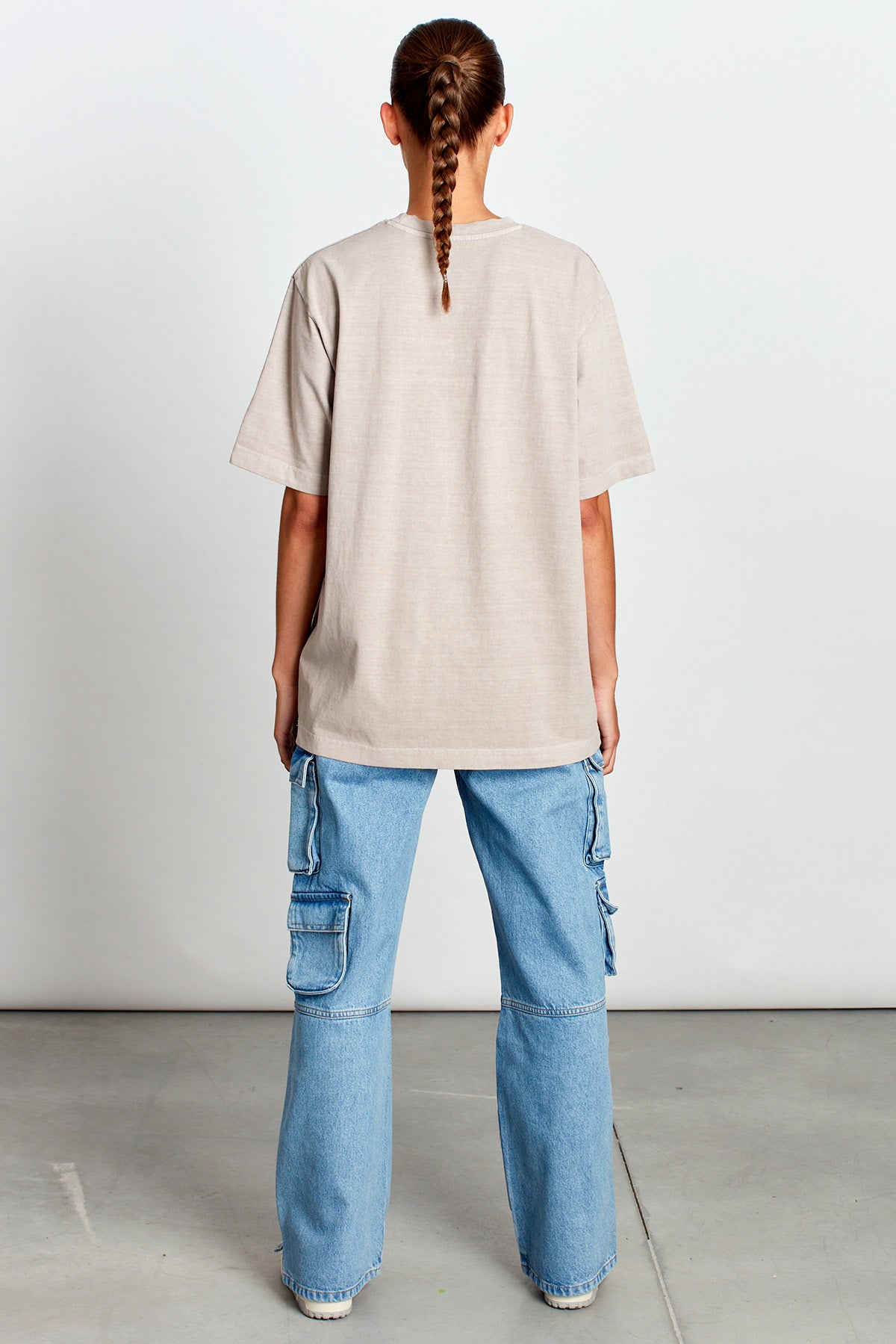 Saturday Society Minimals T-shirt in Light Taupe