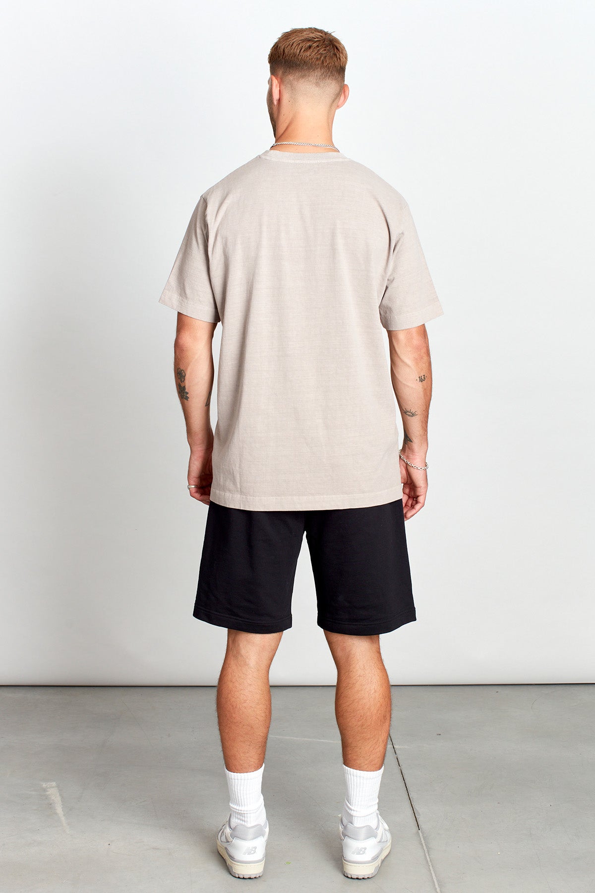 Saturday Society Minimals T-shirt in Light Taupe