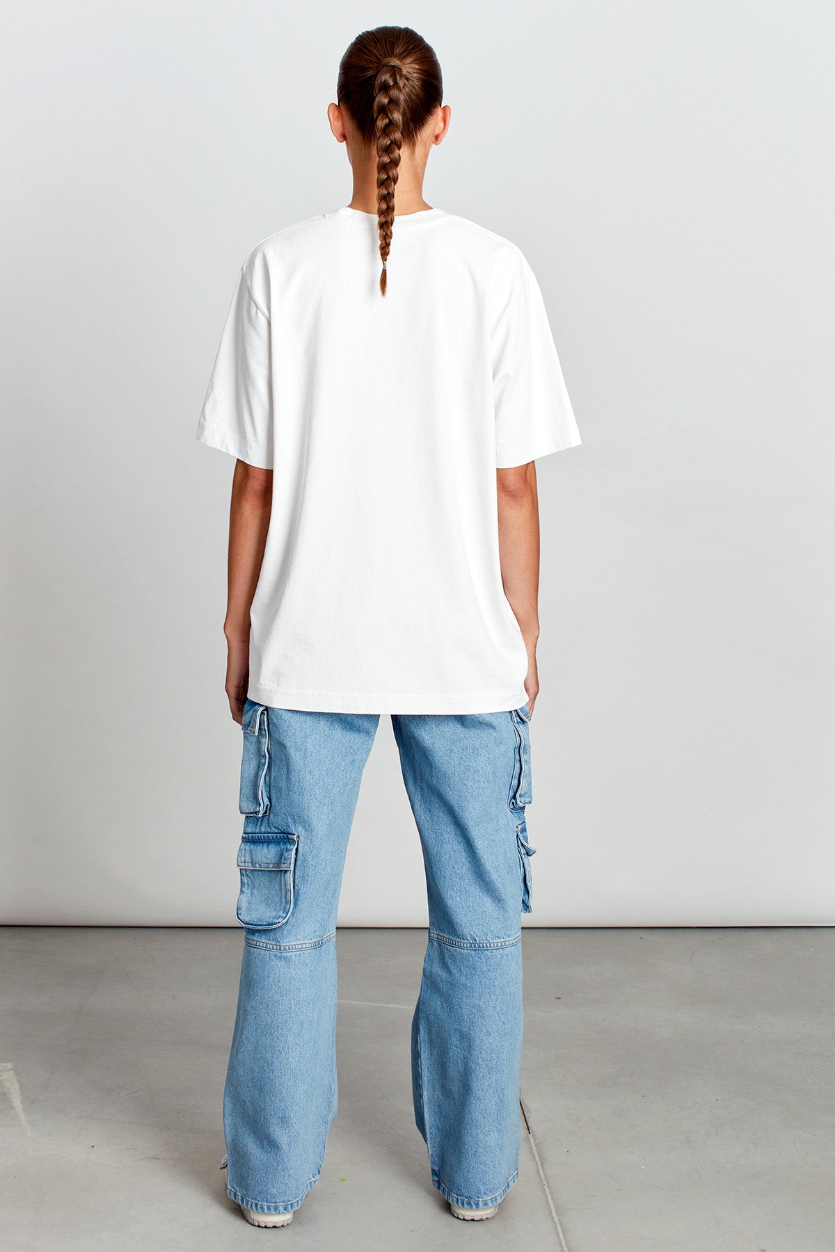 Saturday Society Minimals T-shirt in Vintage White