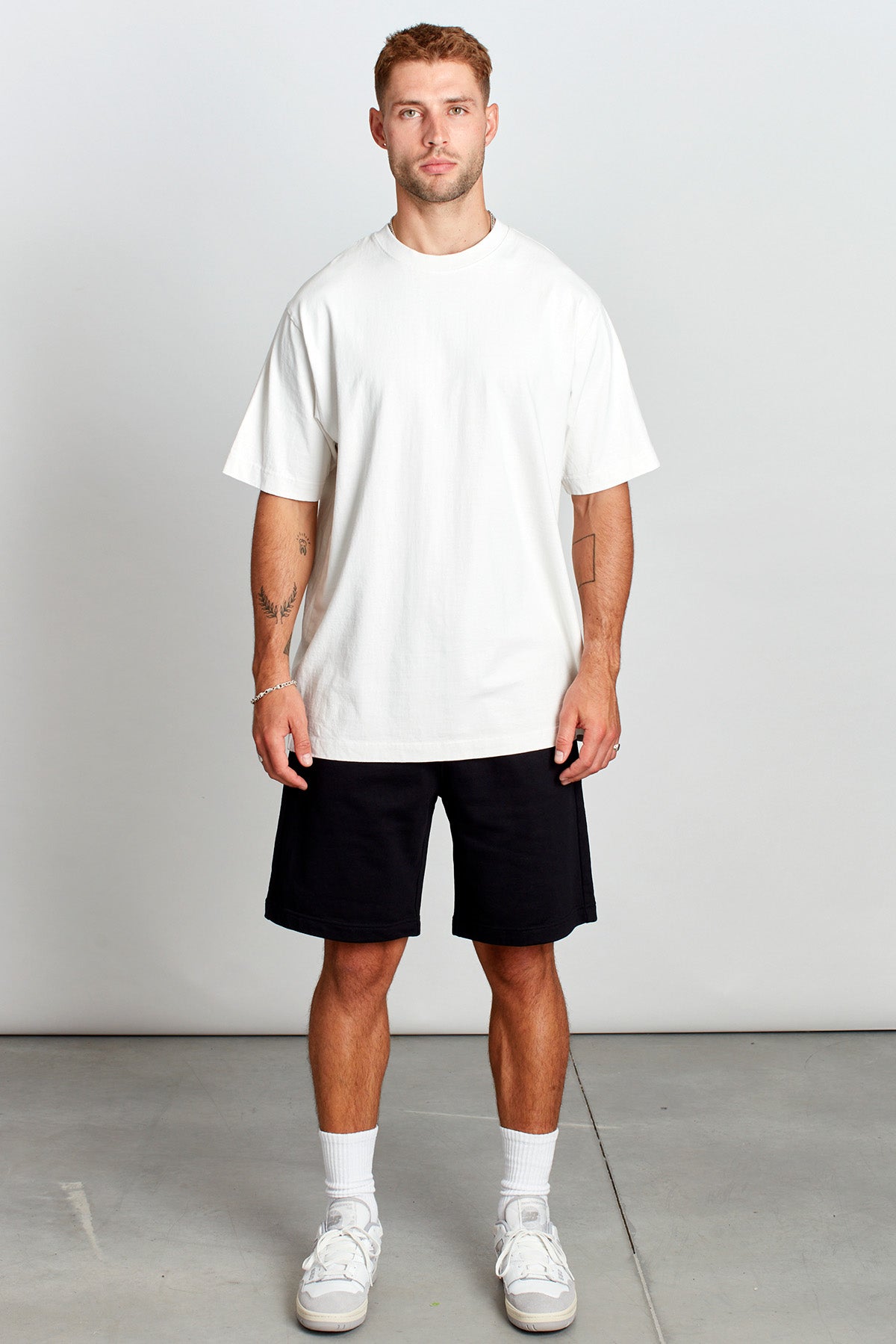 Saturday Society Minimals T-shirt in Vintage White