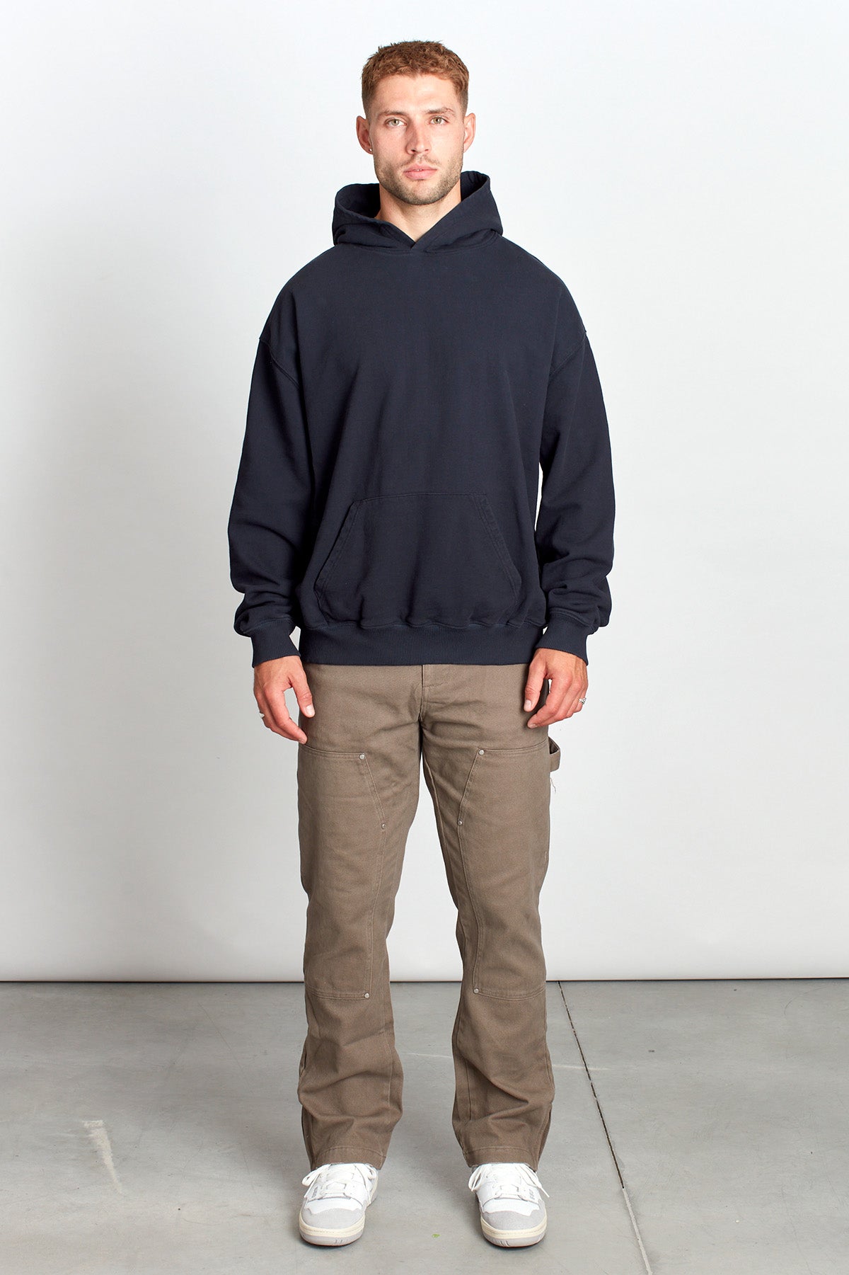 Saturday Society Minimals Hoodie in Washed Black