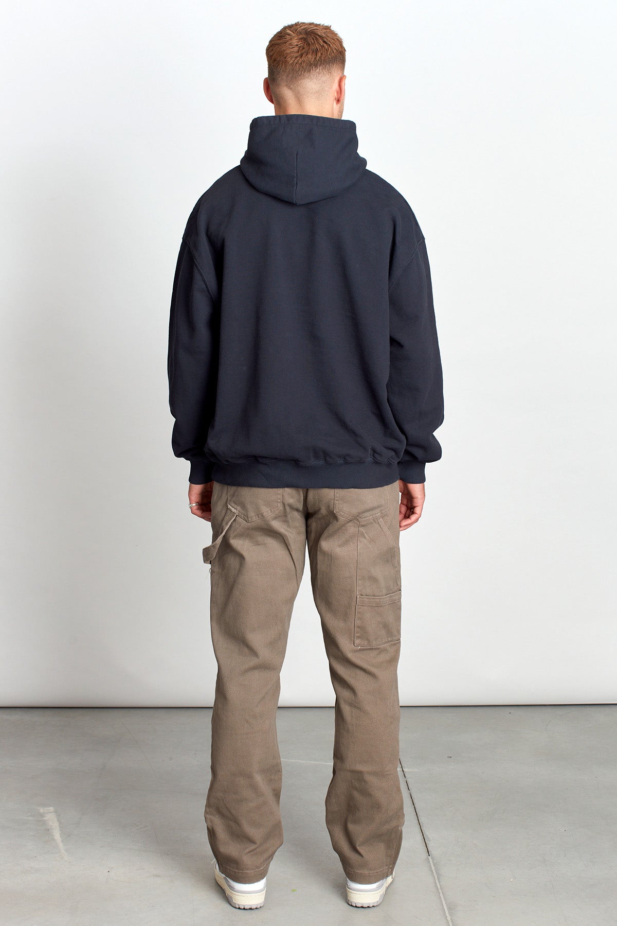 Saturday Society Minimals Hoodie in Washed Black