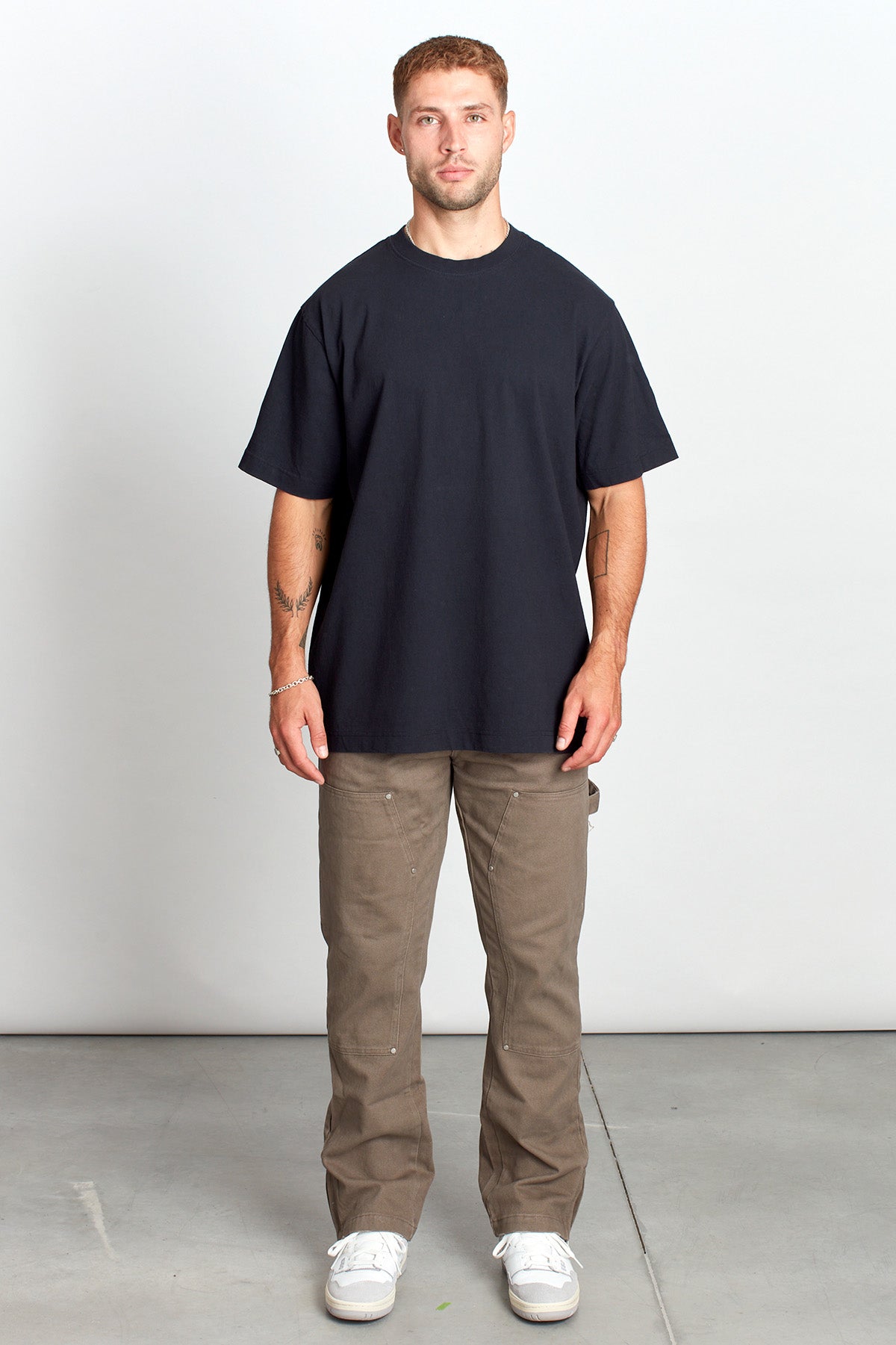 Saturday Society Minimals T-shirt in Washed Black