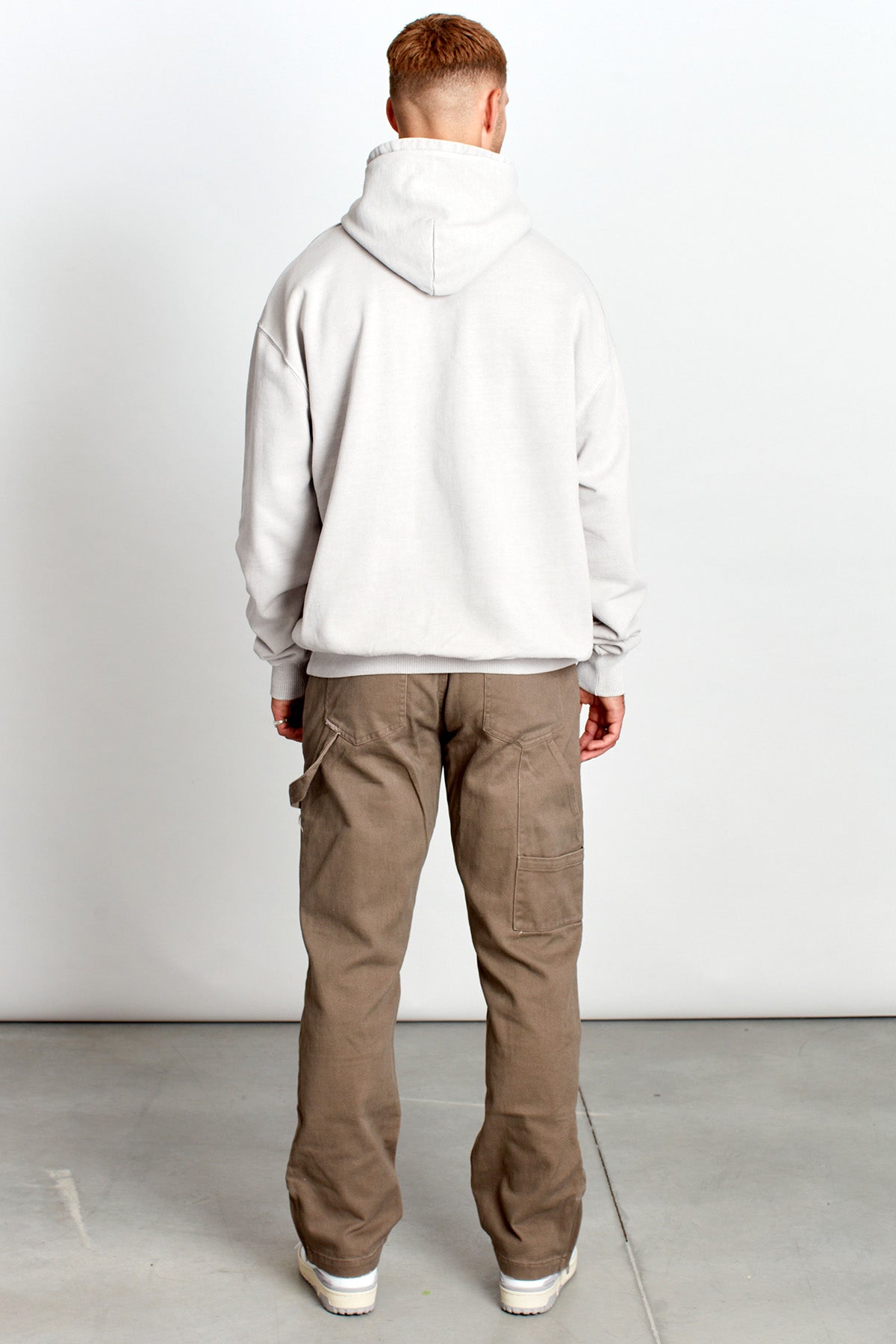 Saturday Society Minimals Hoodie in Washed Stone