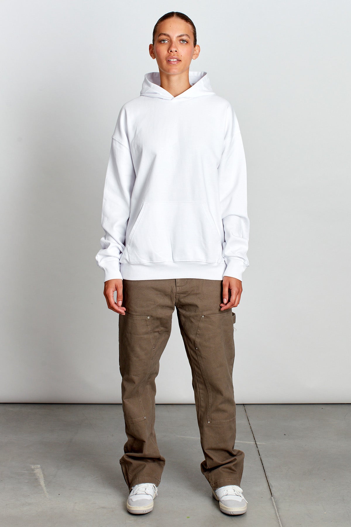 Saturday Society Minimals Hoodie in White