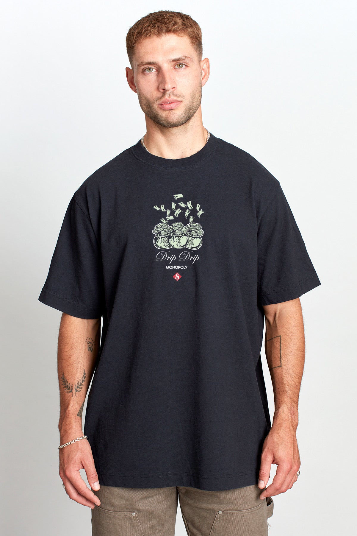 Monopoly Behind Bars T-shirt in Black