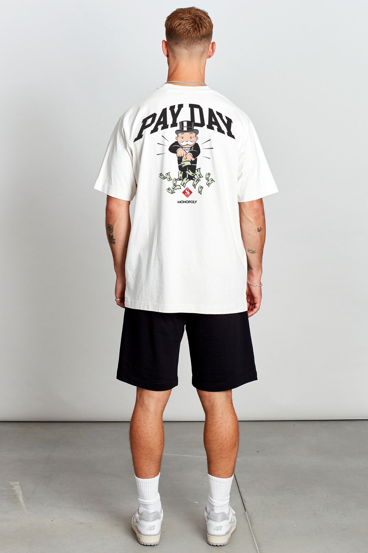 Monopoly Payday T-shirt in Vintage White