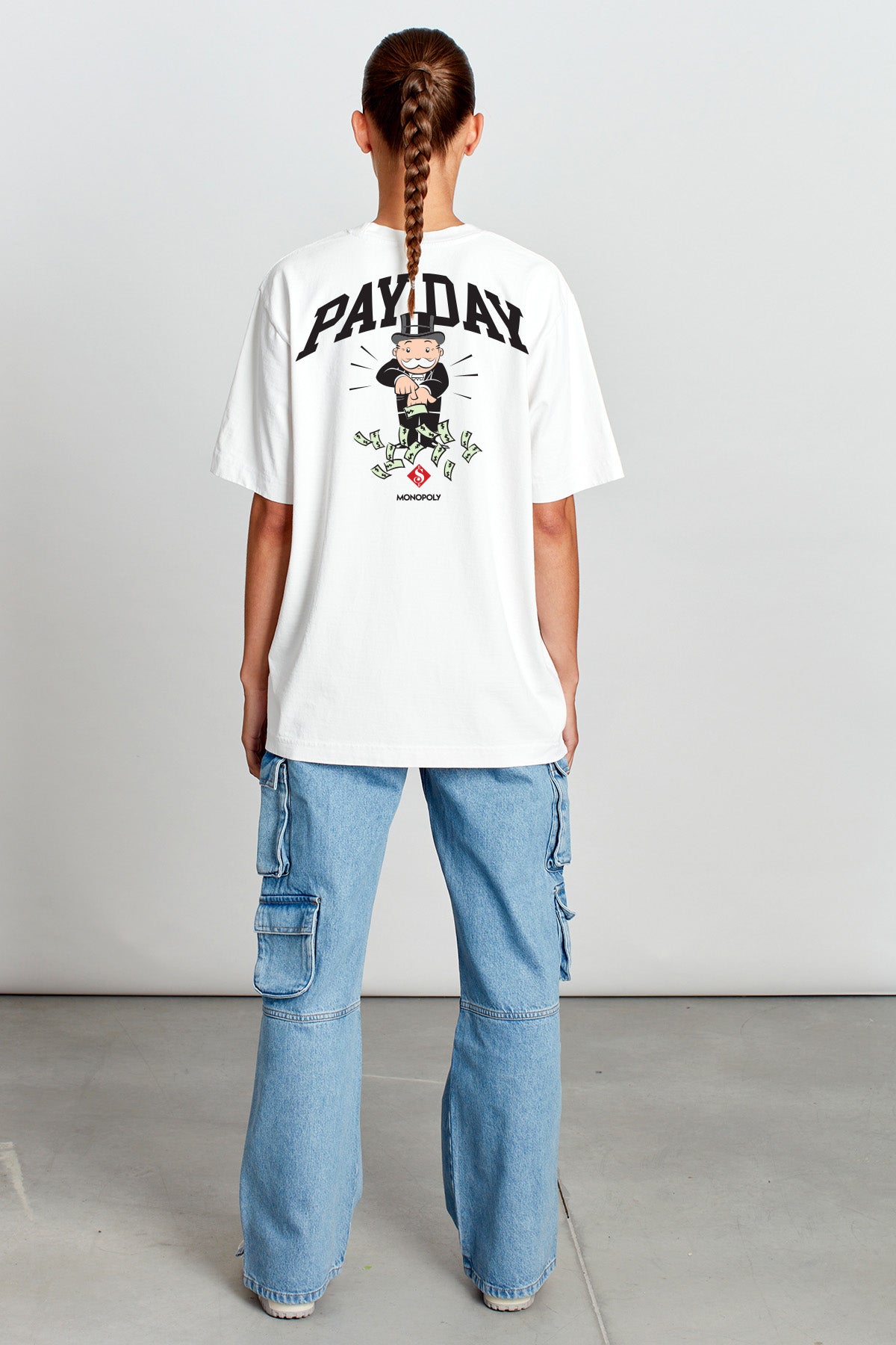 Monopoly Payday T-shirt in Vintage White