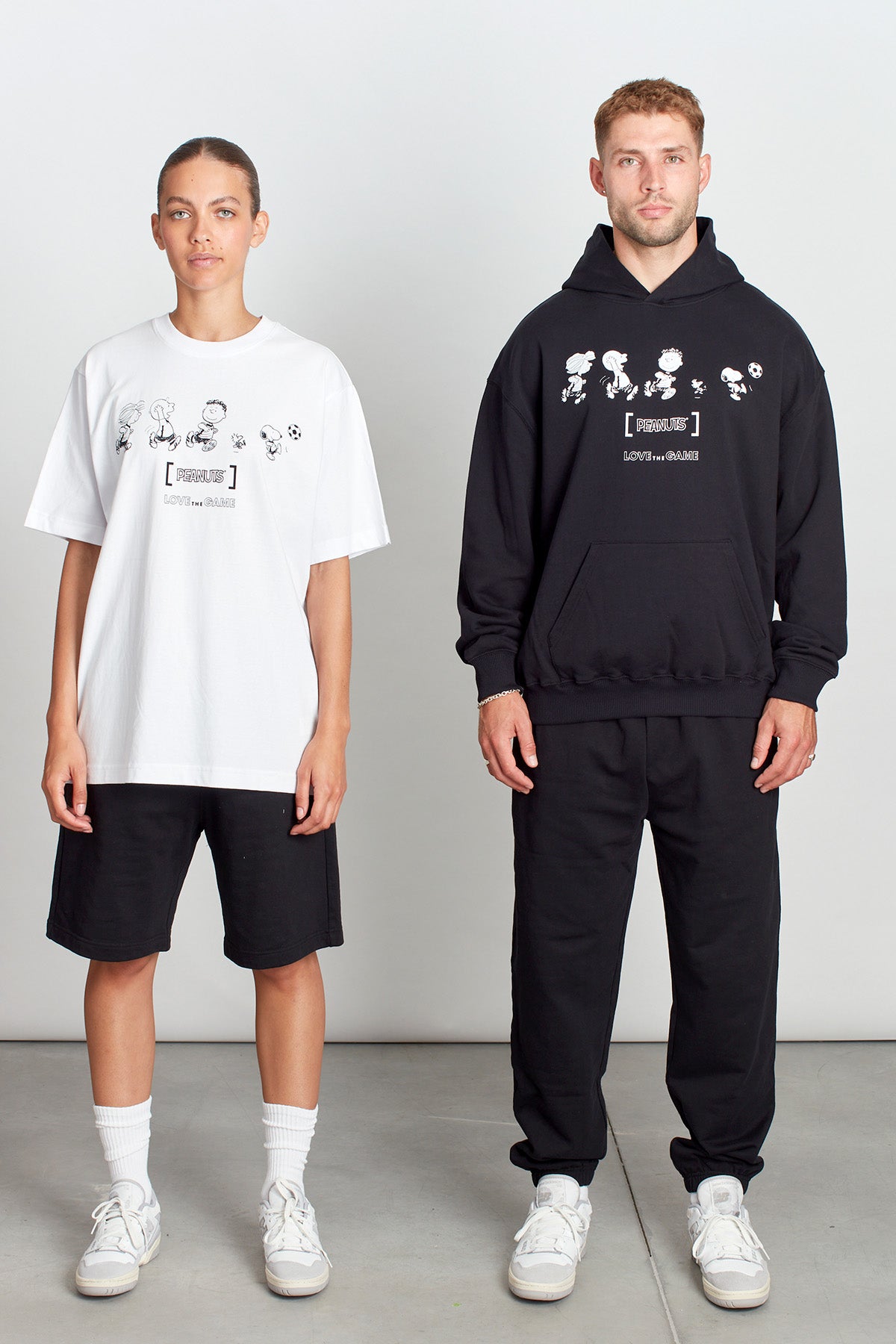 Snoopy Love The Game Hoodie in Black