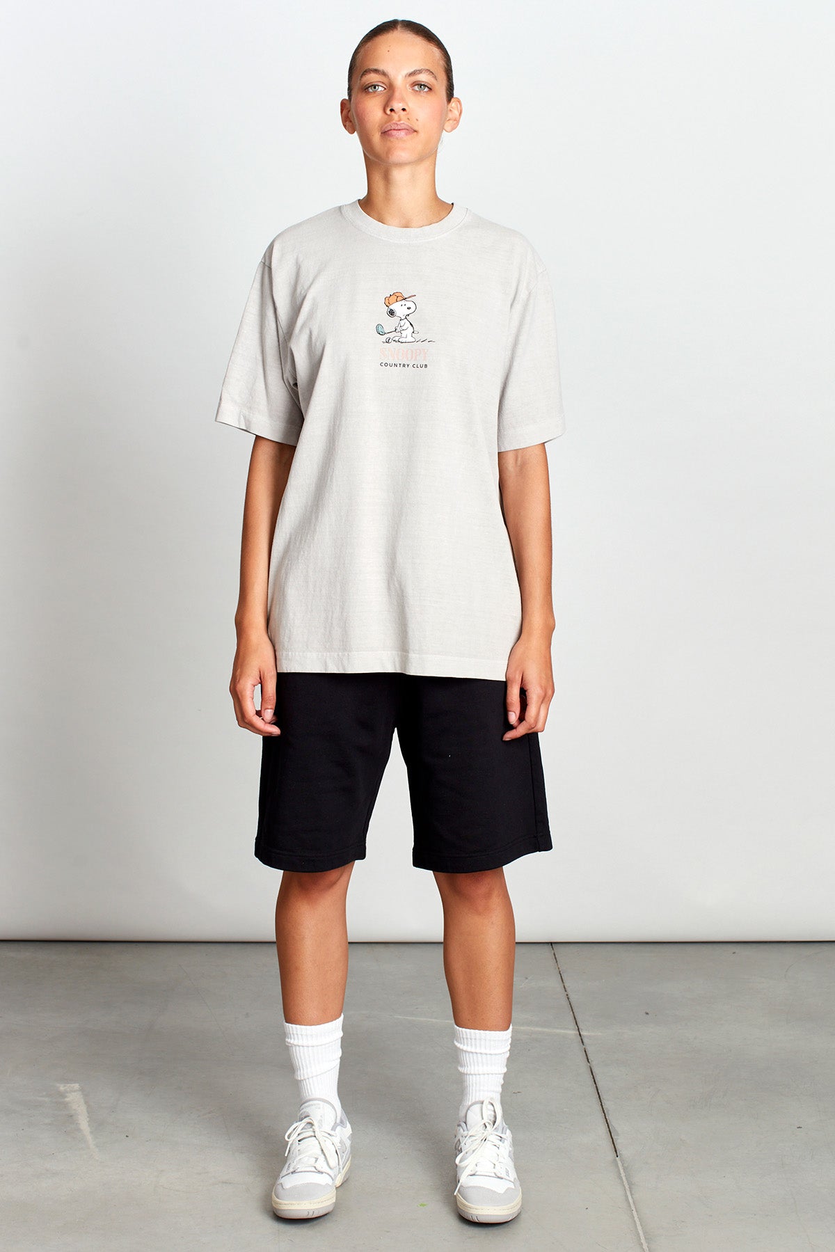 Snoopy Social Country Club T-shirt in Washed Stone