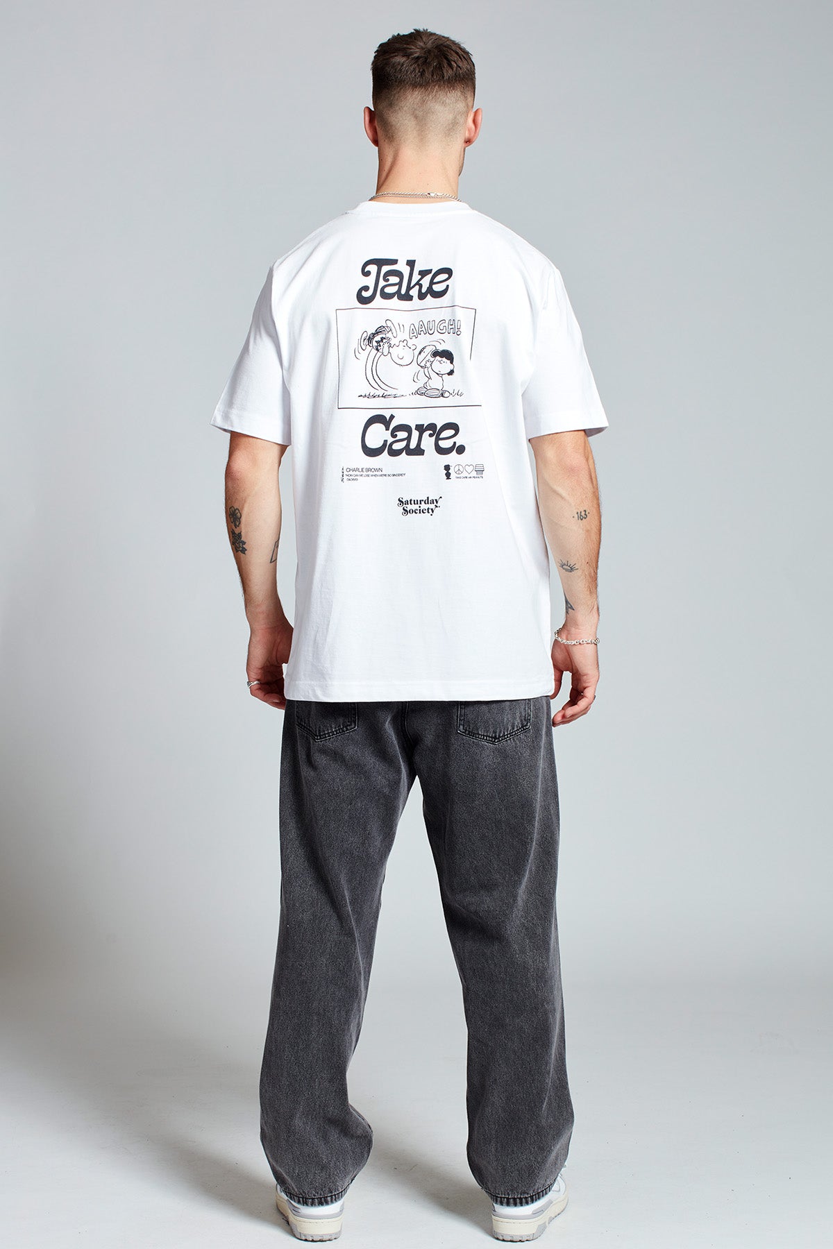 Snoopy Take Care T-shirt in White