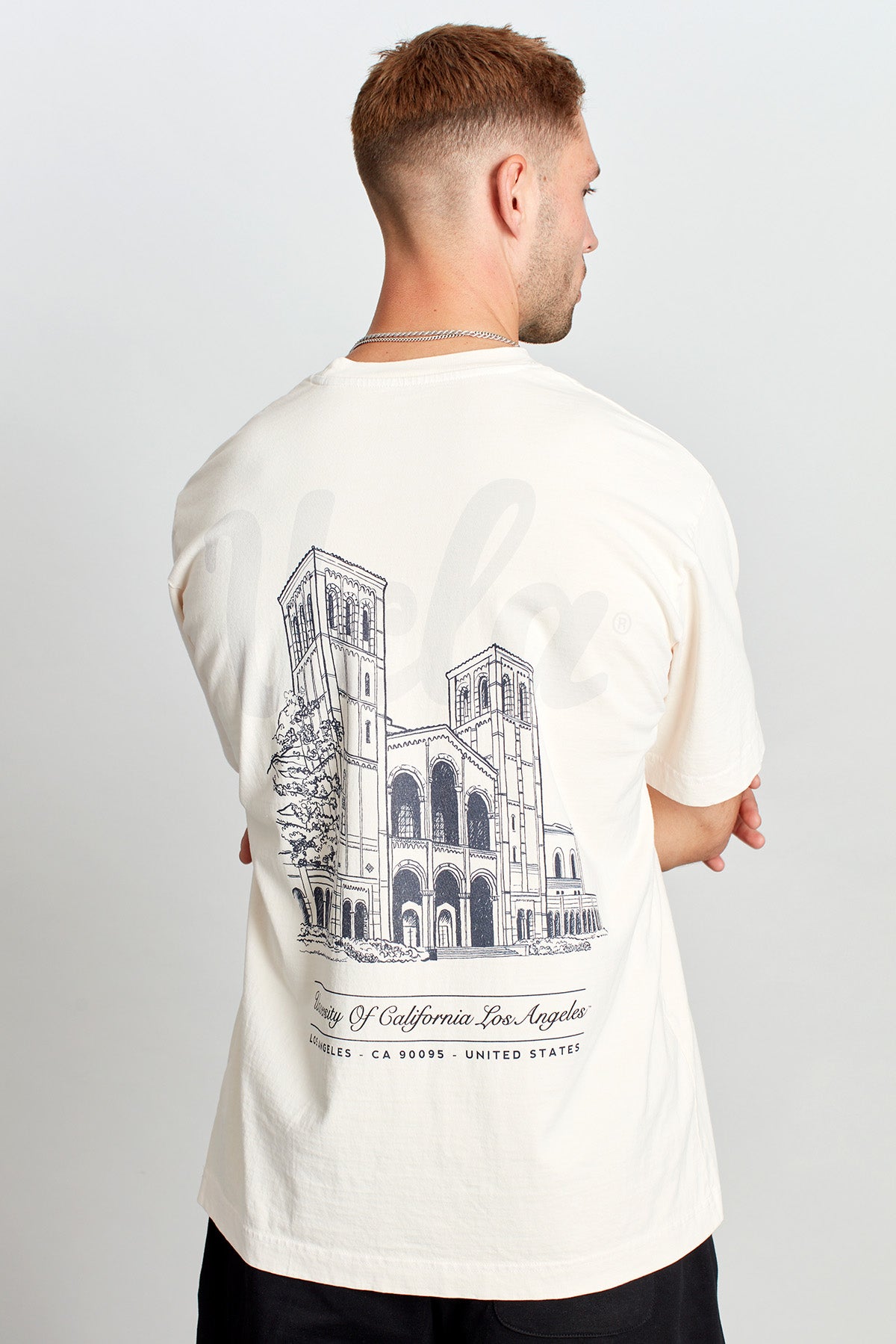 UCLA Royce Hall T-shirt in Vintage White