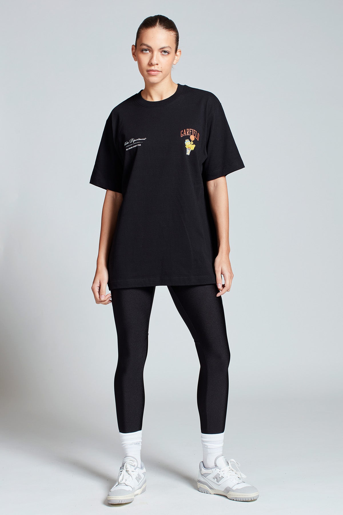 Garfield Sports Star T-shirt in Black